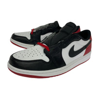 スニーカー AJ1 RETRO LOW OG BLACK TOE RED (28.0cm) 28cm (US10 UK9 1/2 EU46) ホワイト