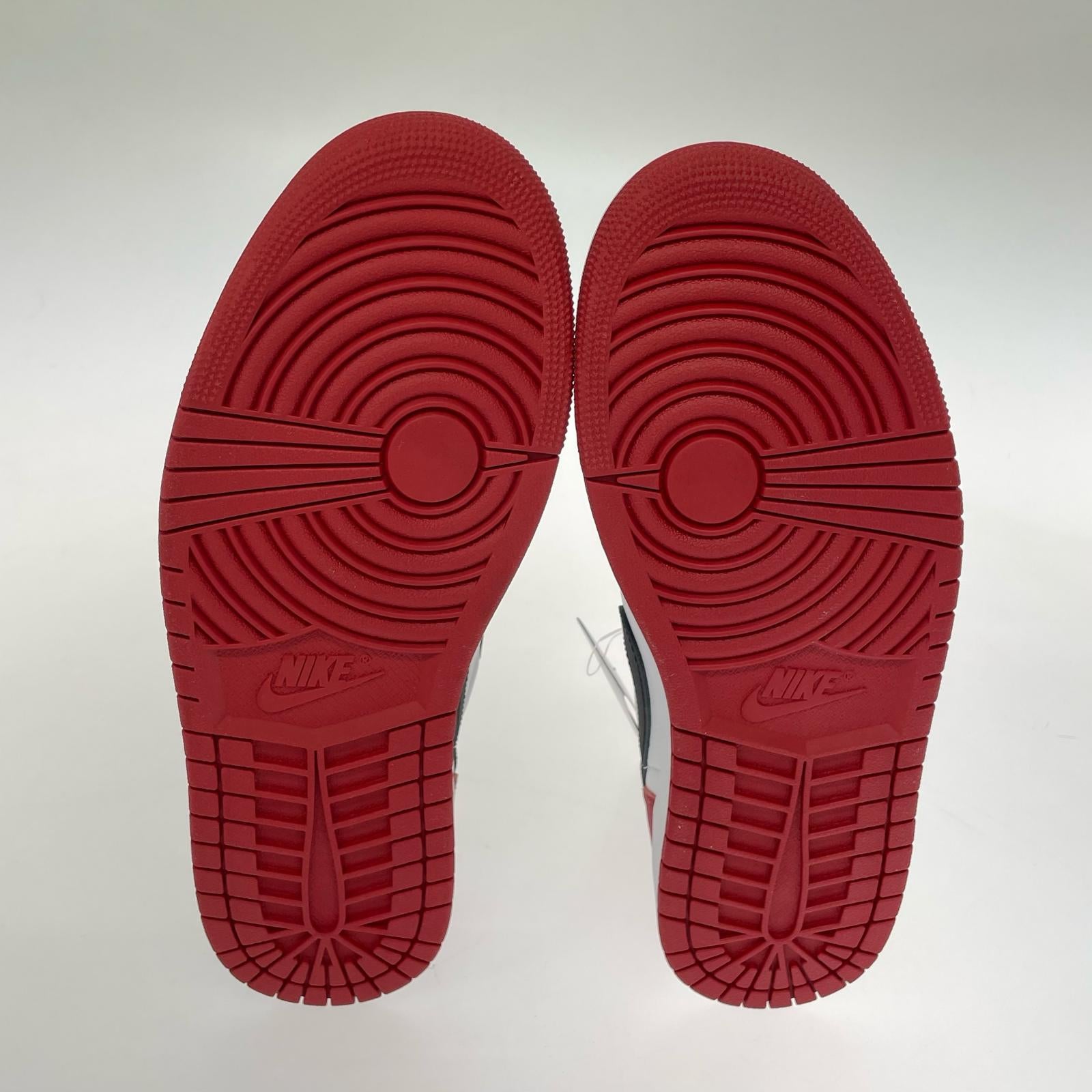 スニーカー AJ1 RETRO LOW OG BLACK TOE RED (28.0cm) 28cm (US10 UK9 1/2 EU46) ホワイト