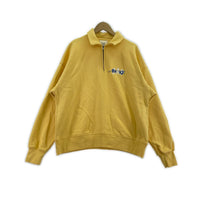 スウェット ×AWAKE ハーフジップ 黄 (L) L イエロー