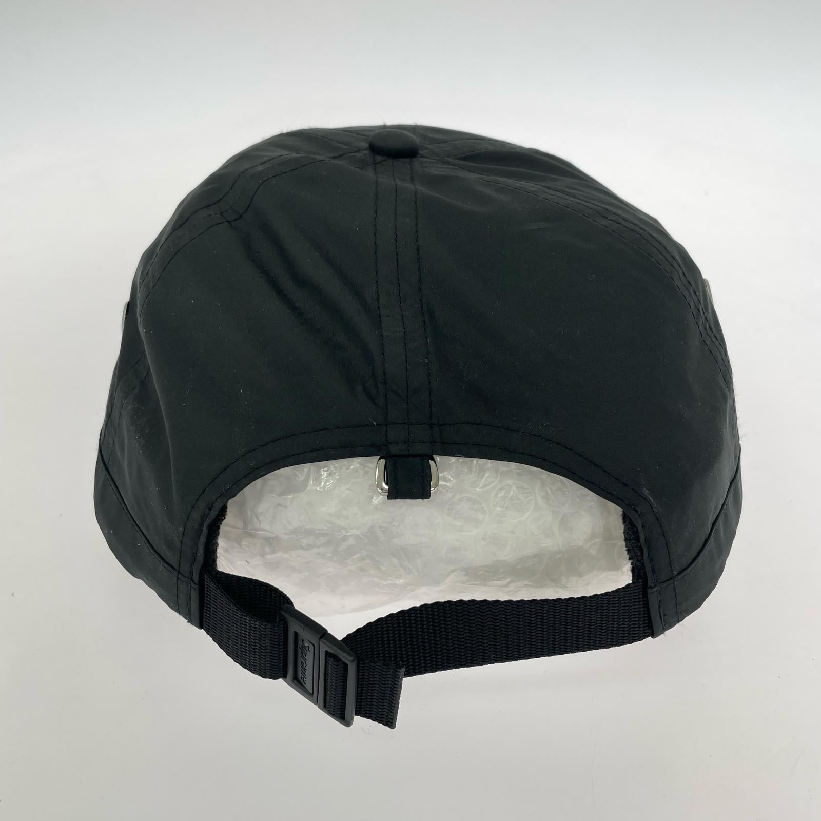 キャップ 24SS Crown Band Nylon 6-Panel 黒 ブラック