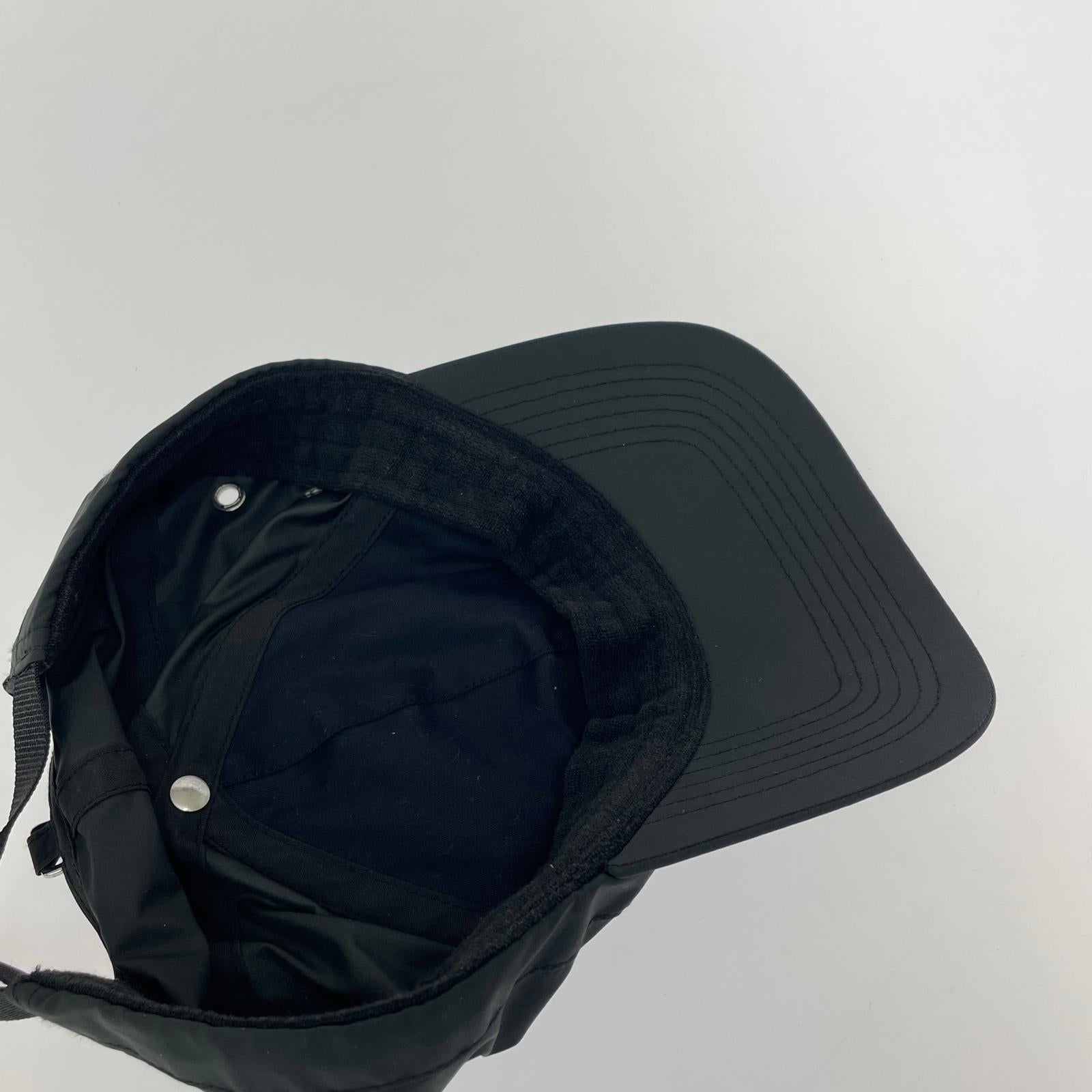 キャップ 24SS Crown Band Nylon 6-Panel 黒 ブラック