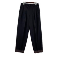 パンツ HOMME PLUS 93AW 脱色期 Wタックスラックス M