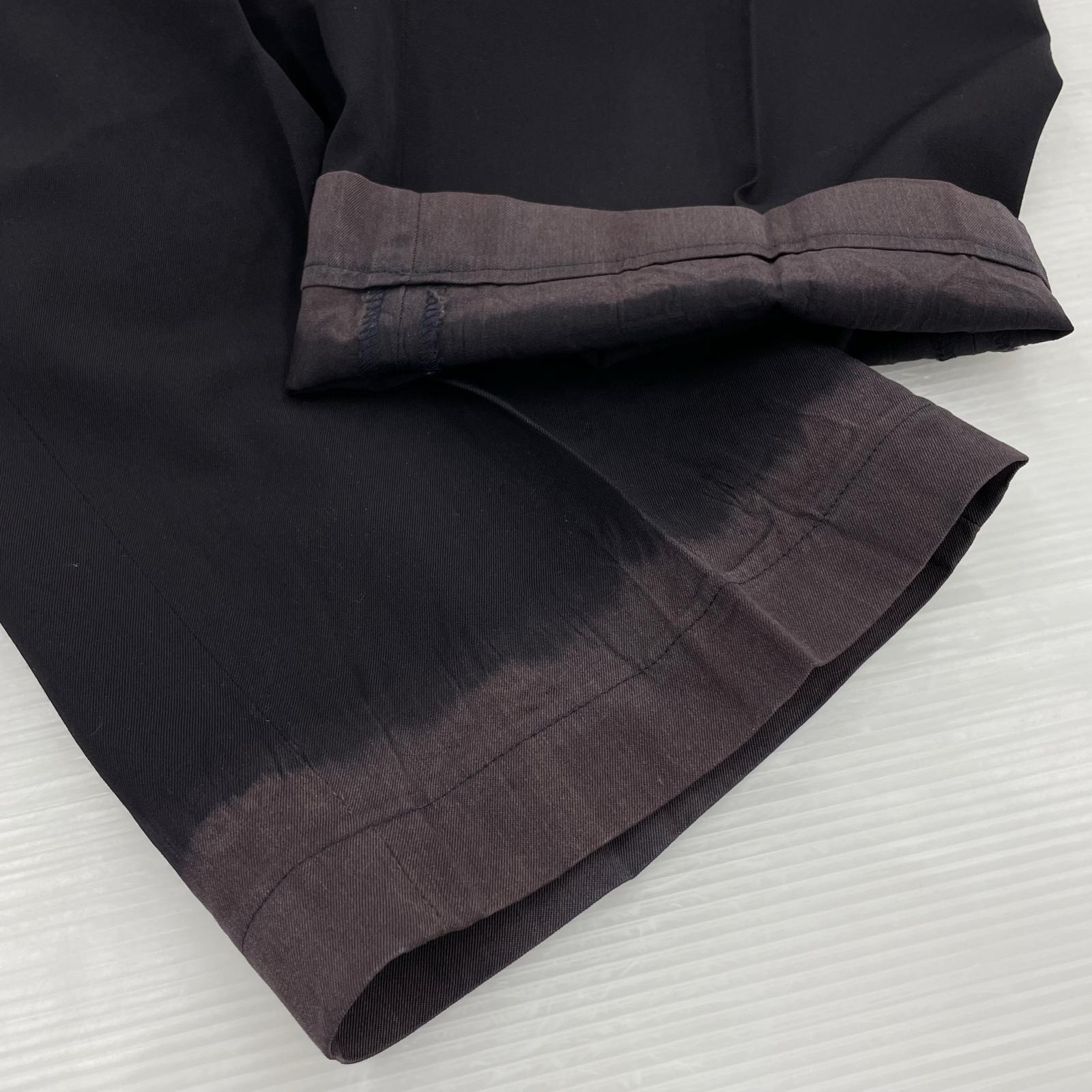 パンツ HOMME PLUS 93AW 脱色期 Wタックスラックス M