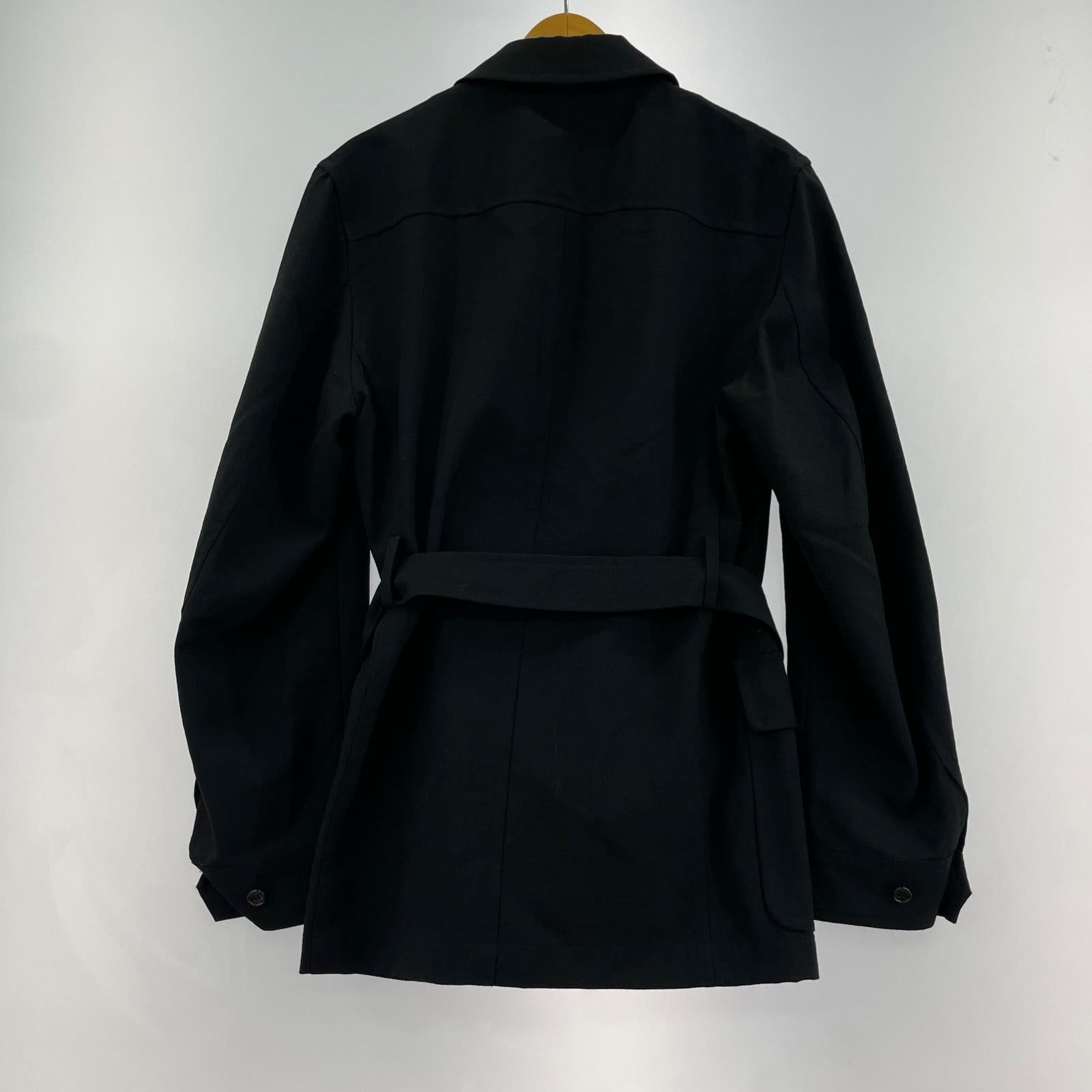 ジャケット HOMME PLUS 99SS フリル期 ZIP ジャケット M ブラック