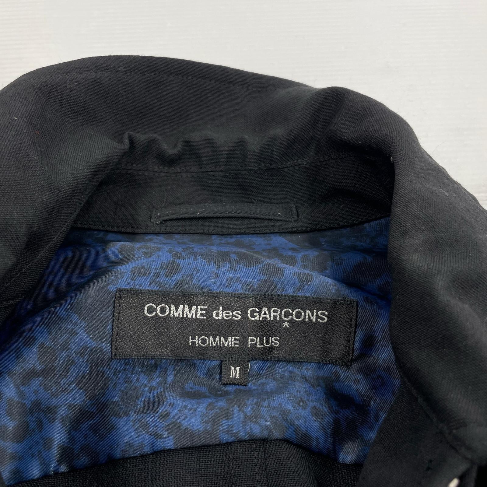 ジャケット HOMME PLUS 99SS フリル期 ZIP ジャケット M ブラック