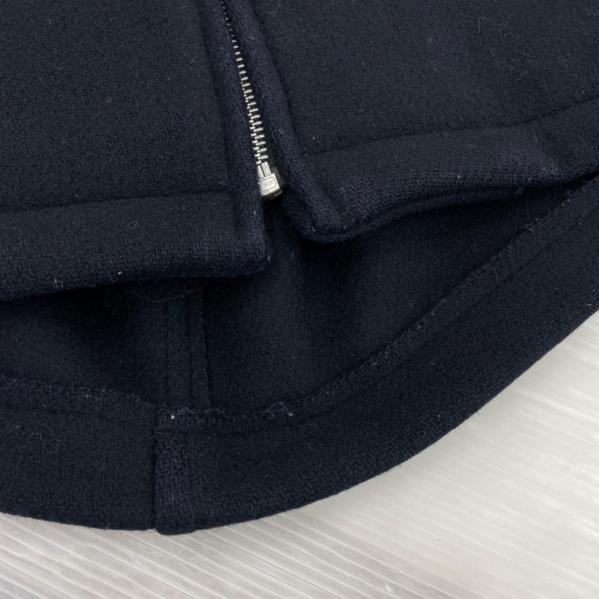 ジャケット HOMME 95AW 田中オム 袖レザージャケット M ネイビー