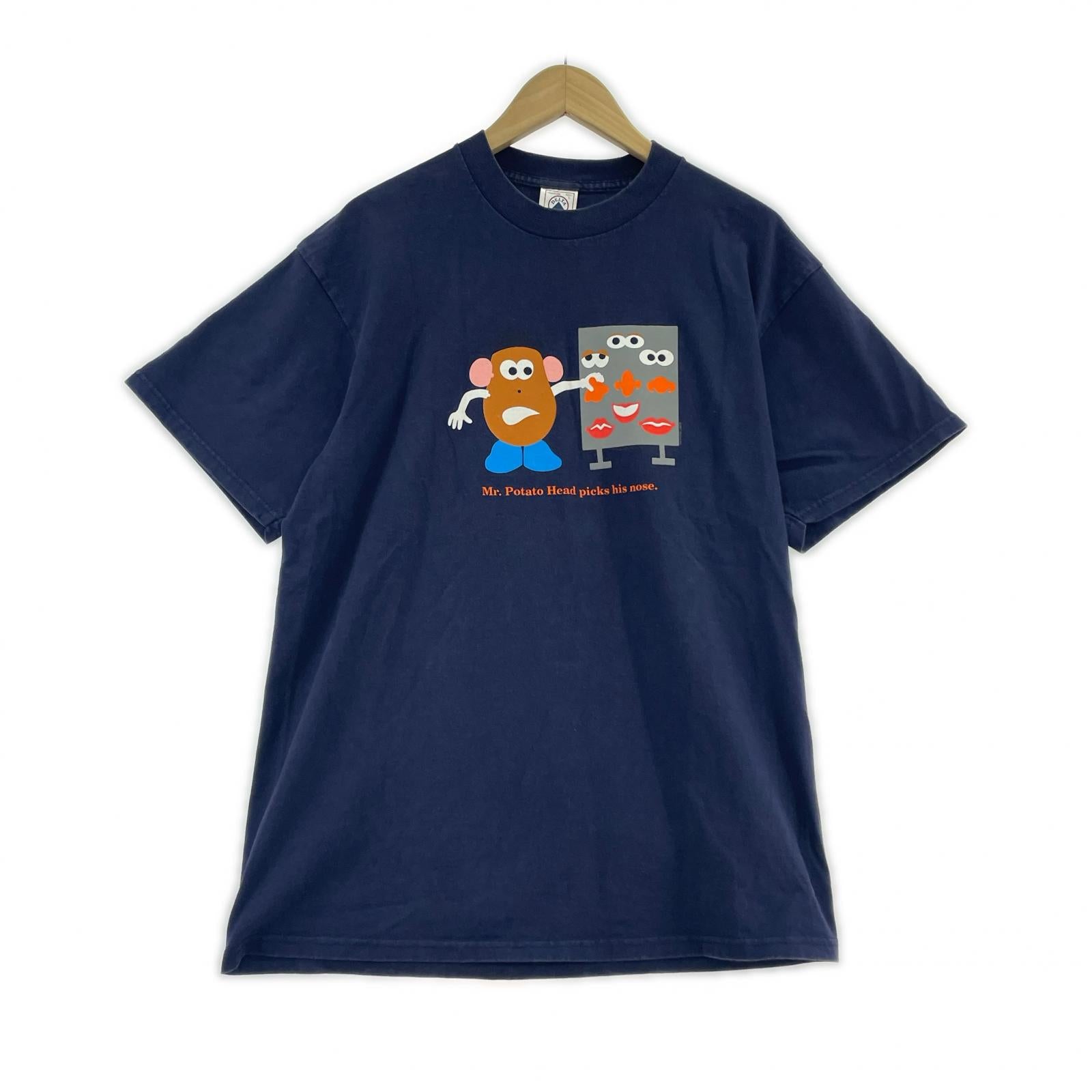 半袖Tシャツ Mr.Potato Head ネイビー L L ネイビー