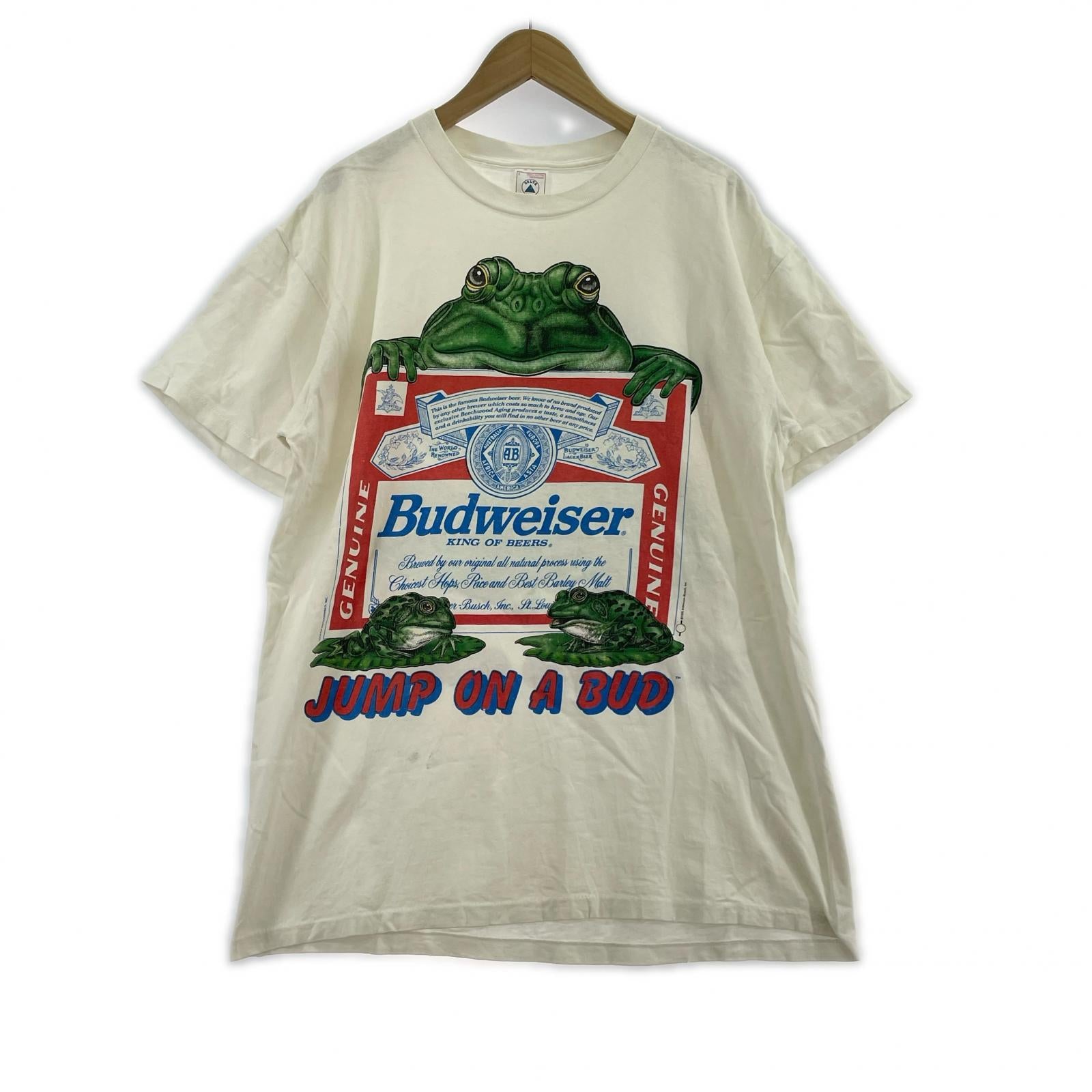 半袖Tシャツ 1995 Budweiser ホワイト L L ホワイト