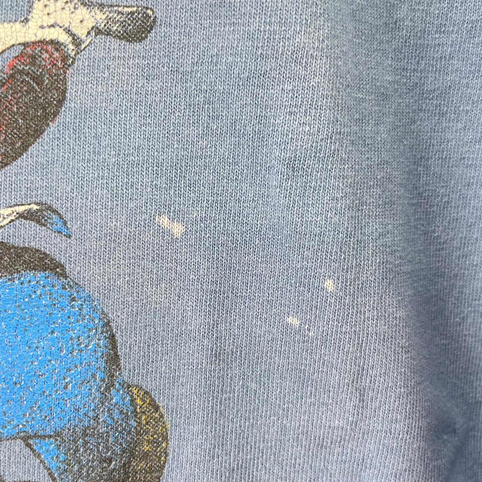 半袖Tシャツ SHERRY'S ミッキー&グーフィー プリントTEE L ブルー