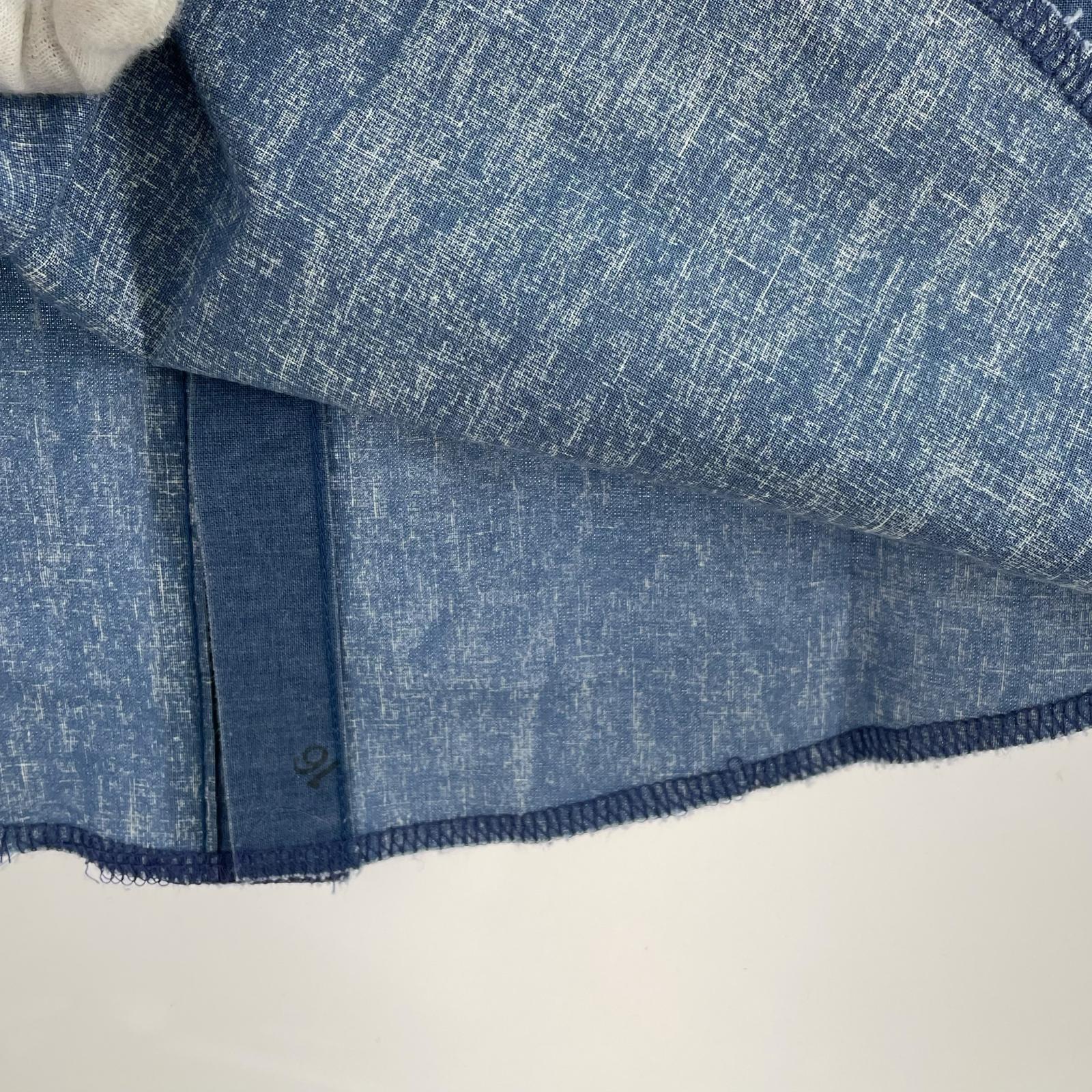 長袖シャツ 80S ネイティブ ウエスタンシャツ 青 (M) M ブルー