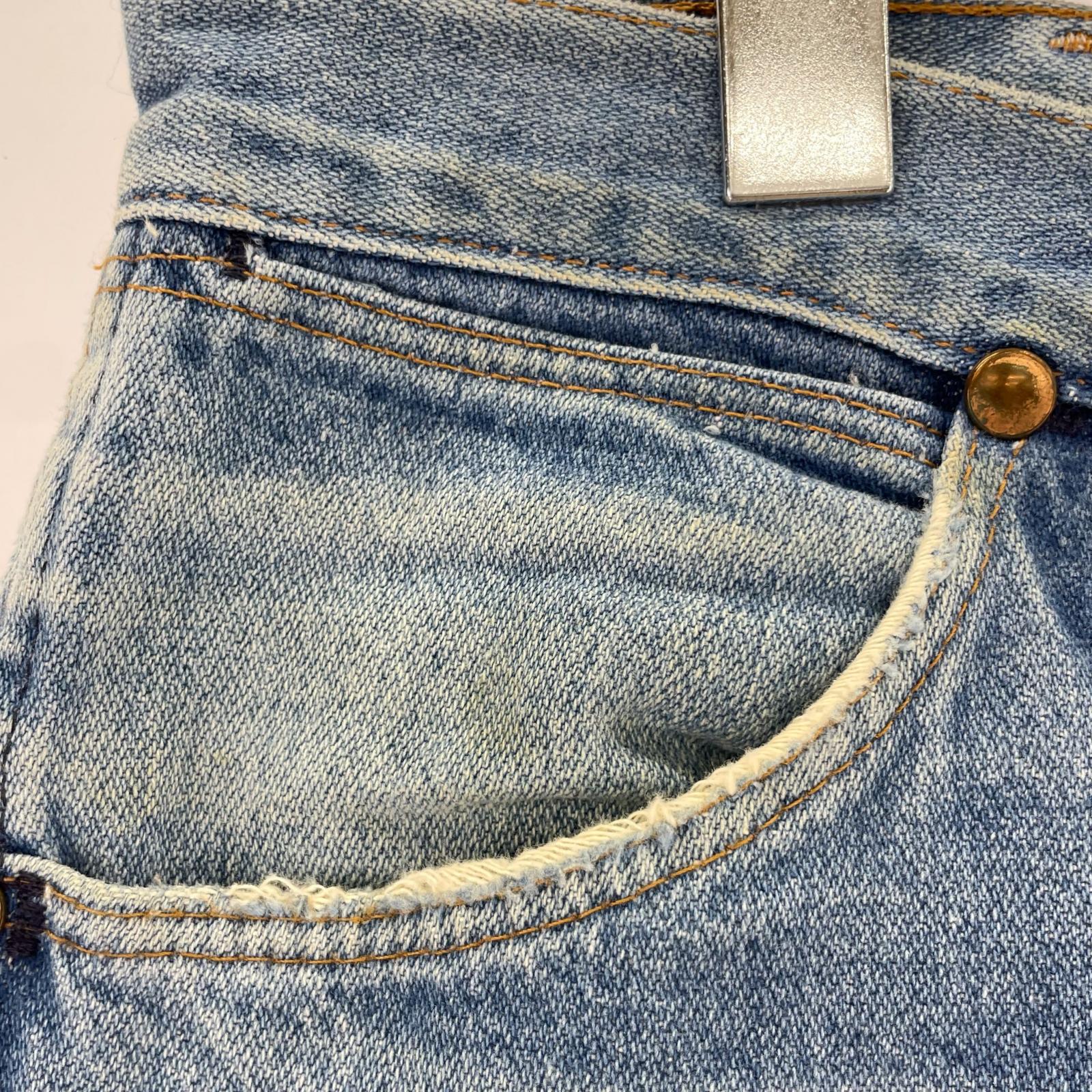 デニムパンツ W33 BLU 33 ブルー