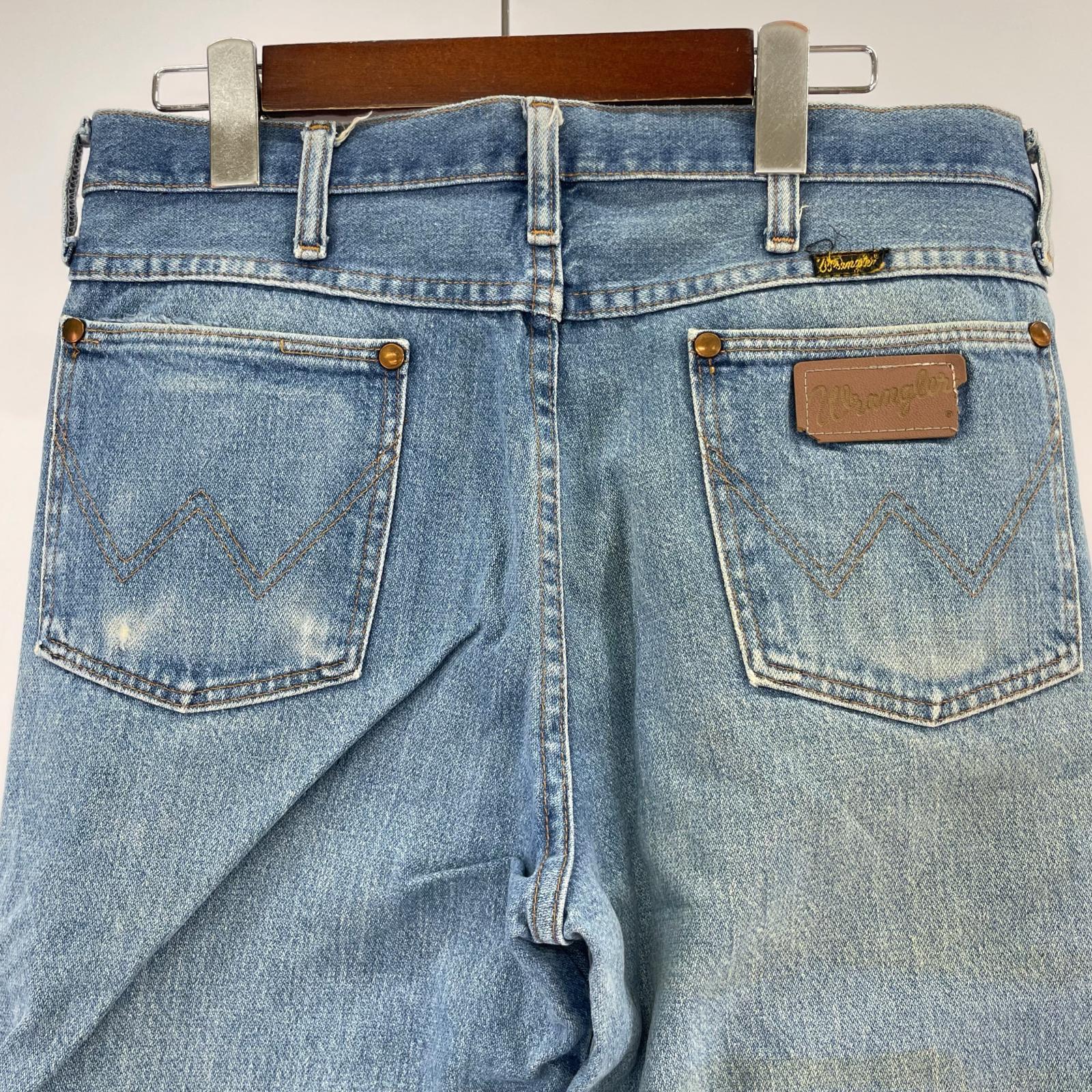 デニムパンツ USA製 W33 BLU 33 ブルー