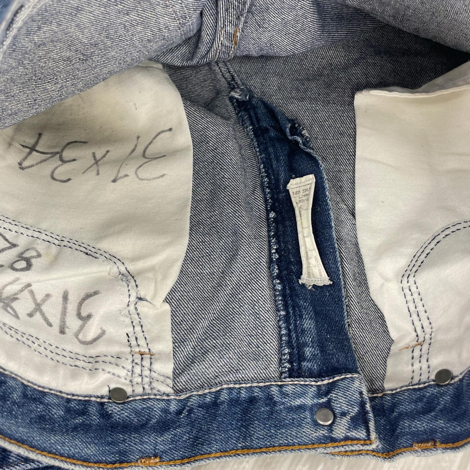デニムパンツ USA製 W31 IDG 31 ブルー