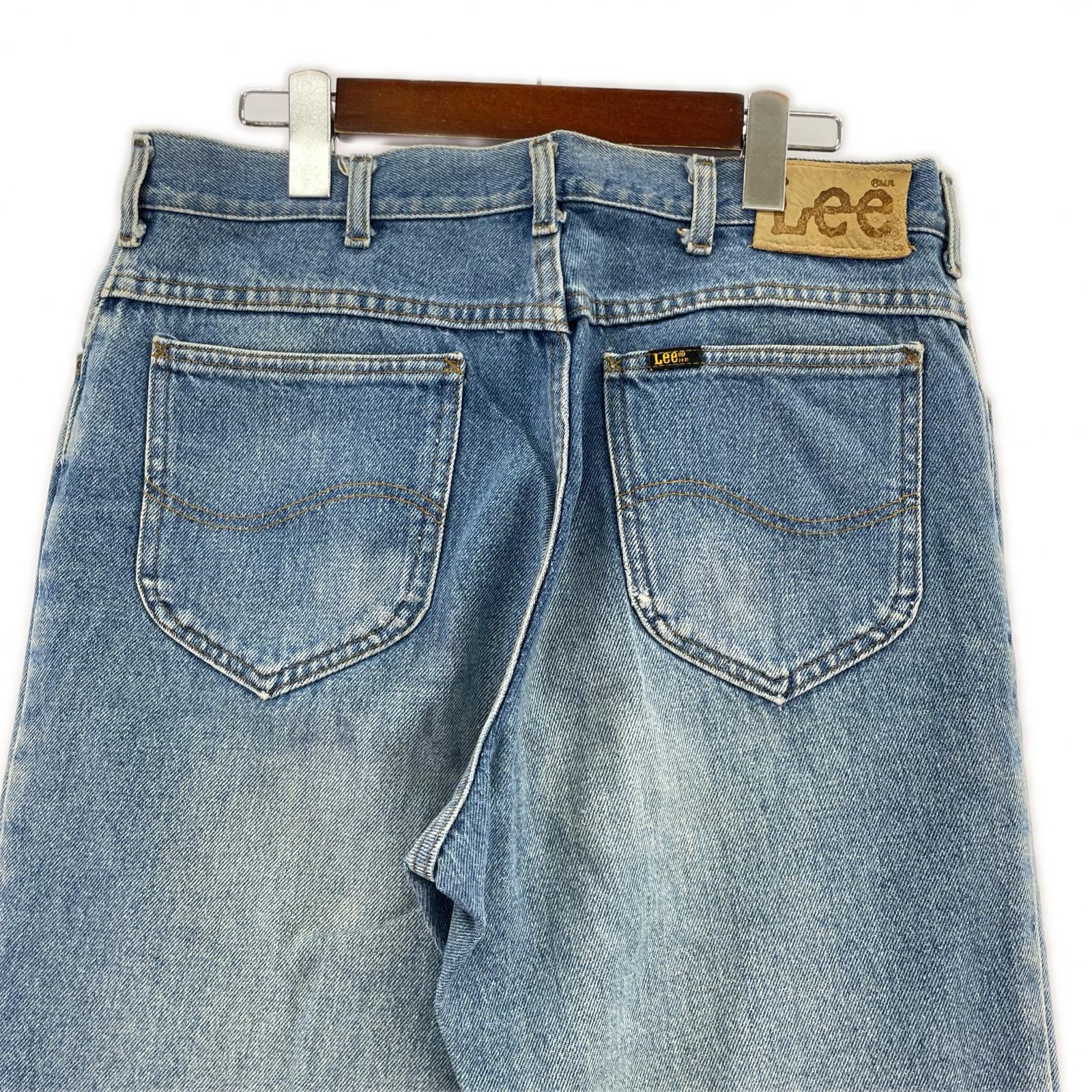 デニムパンツ 80s LEE RIDERS W34 BLU 34 ブルー