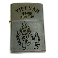 ライター 1964年製 VIETNAM 64-65 兵士と子供
