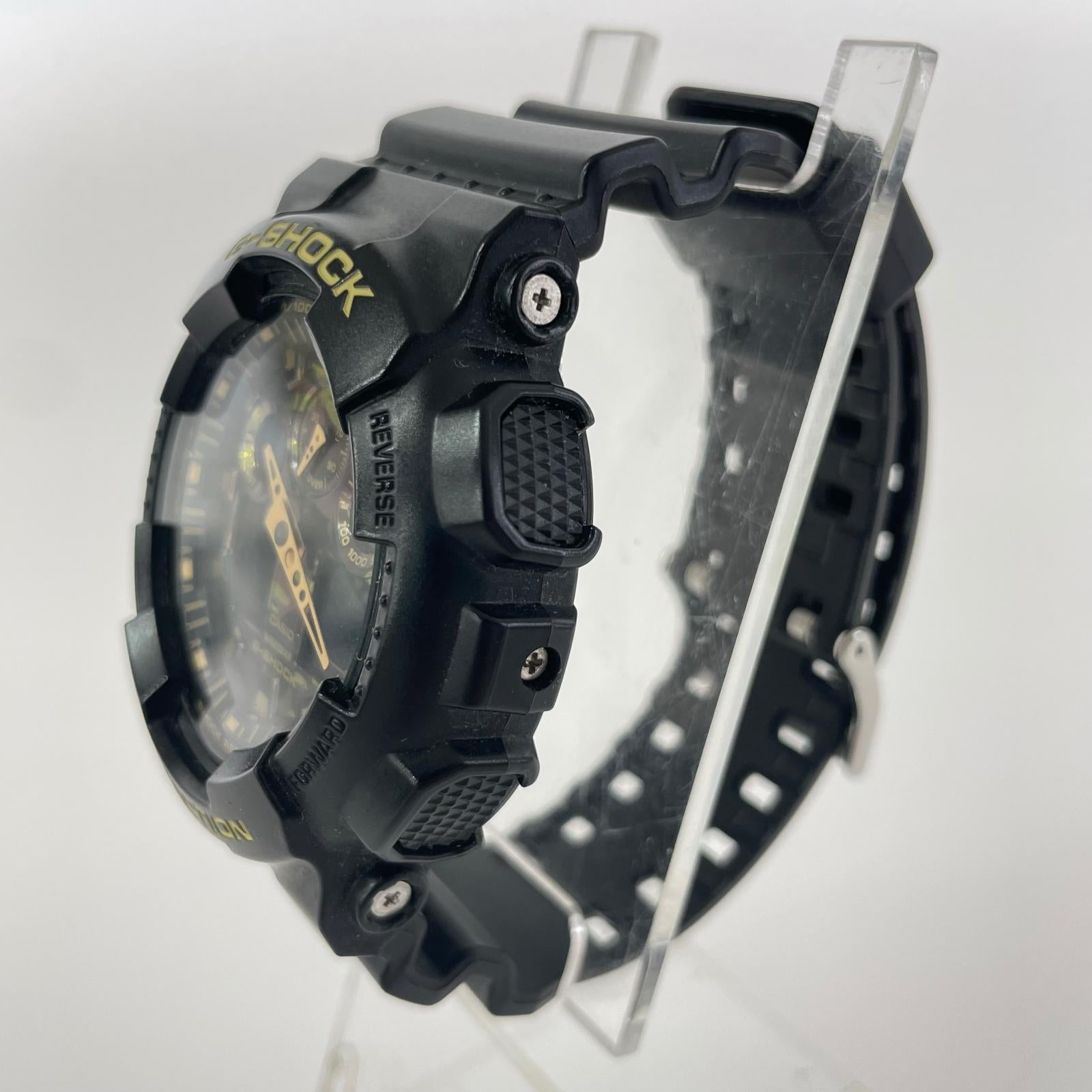 腕時計 GA-100CF デジアナ ブラック