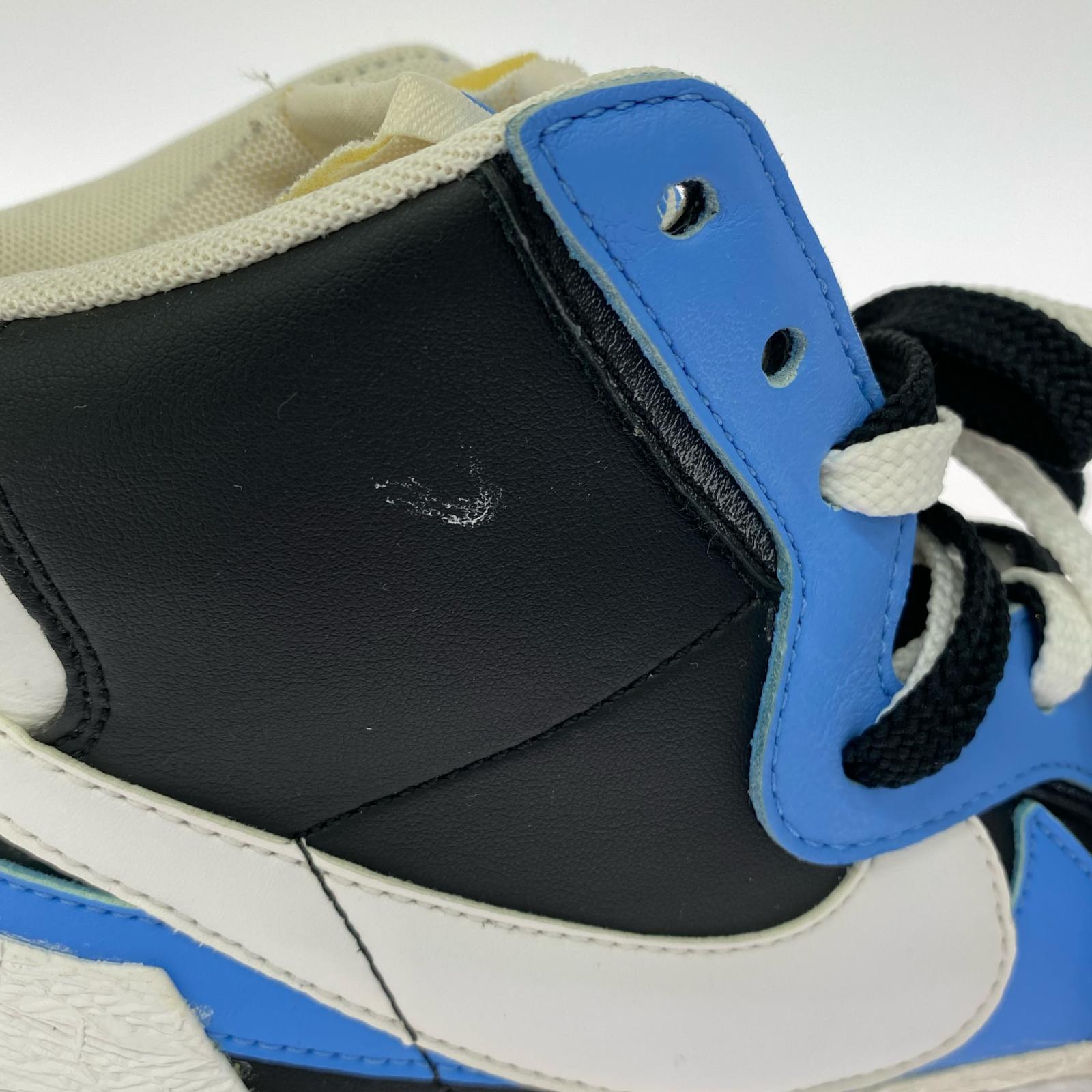 スニーカー × sacai BLAZER MID "BLACK / BLUE" 27cm (US9 UK8 1/2 EU44)