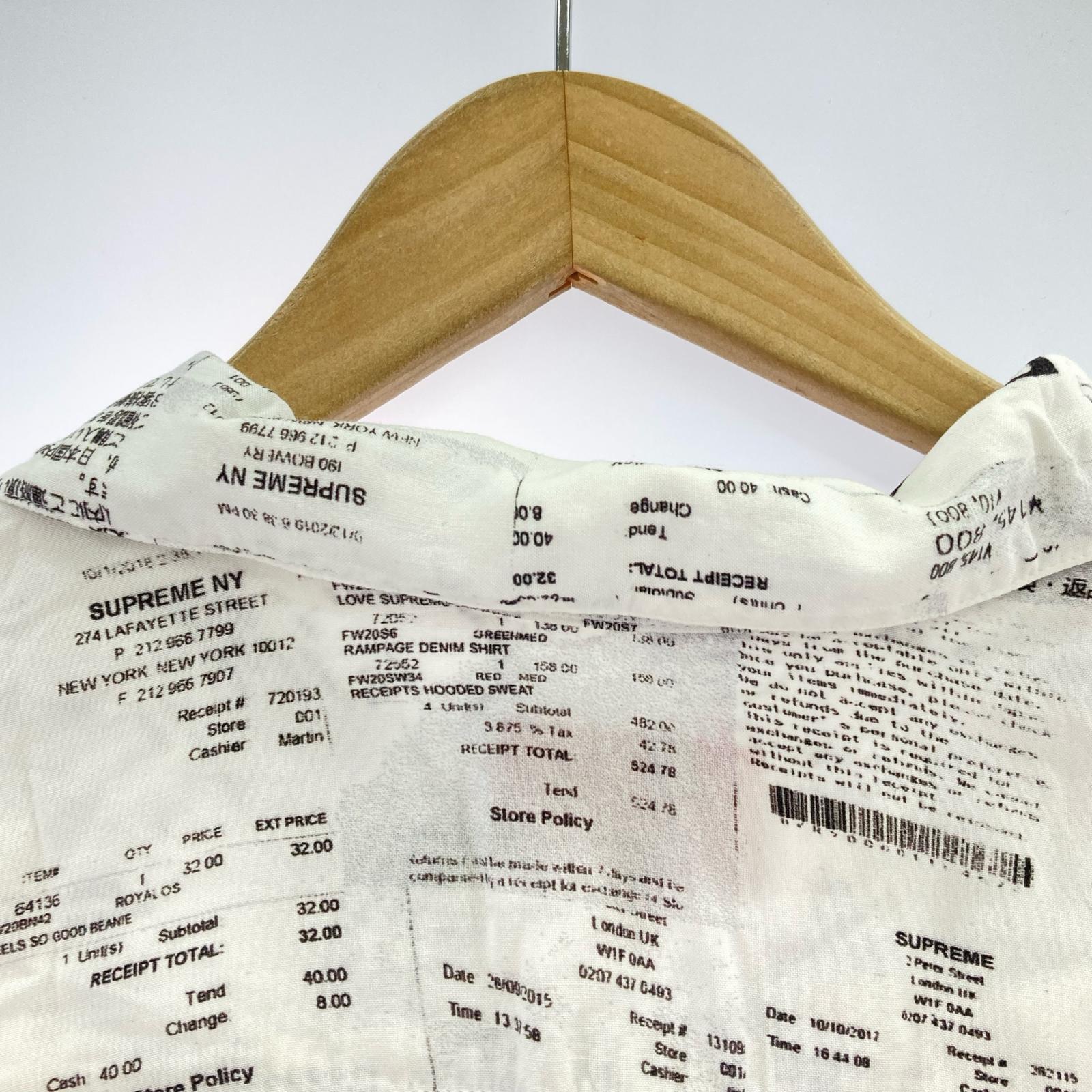 半袖シャツ Receipts Rayon S/S Shirt ホワイト M ホワイト