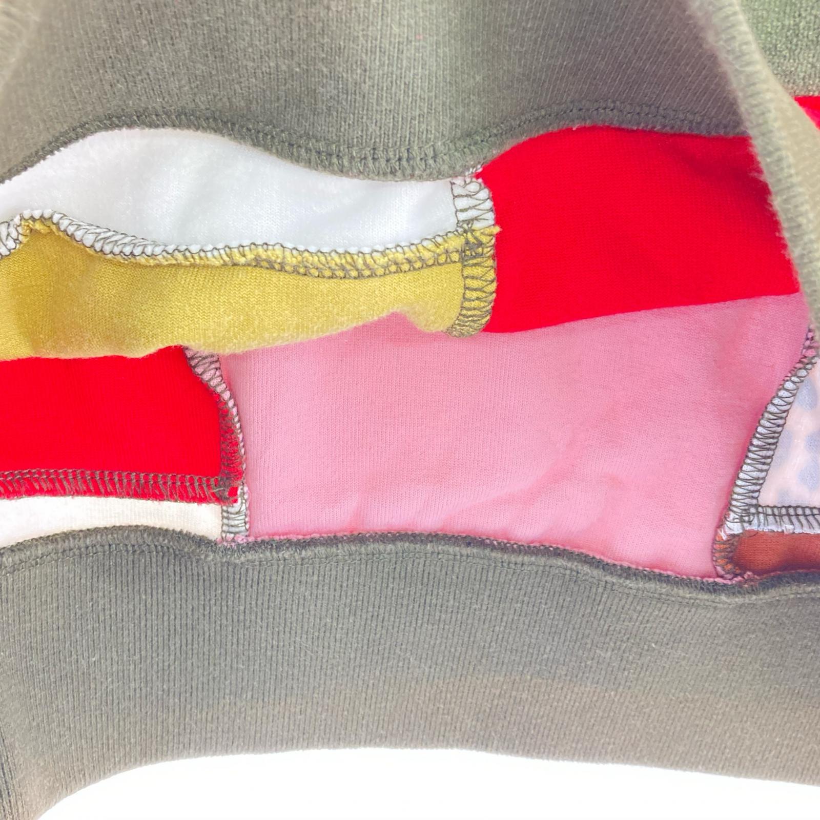 ポロシャツ Patchwork Velour Polo マルチカラー S マルチカラー