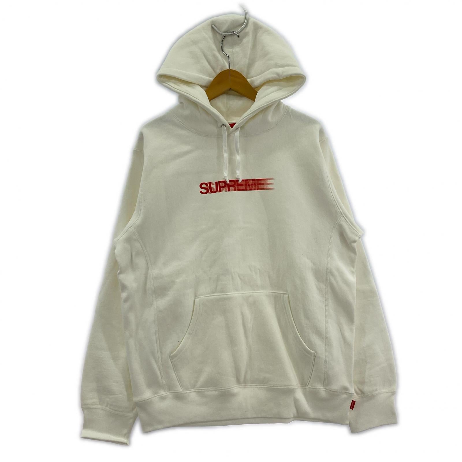パーカー Motion Logo Hooded Sweatshirt ホワイト M ホワイト