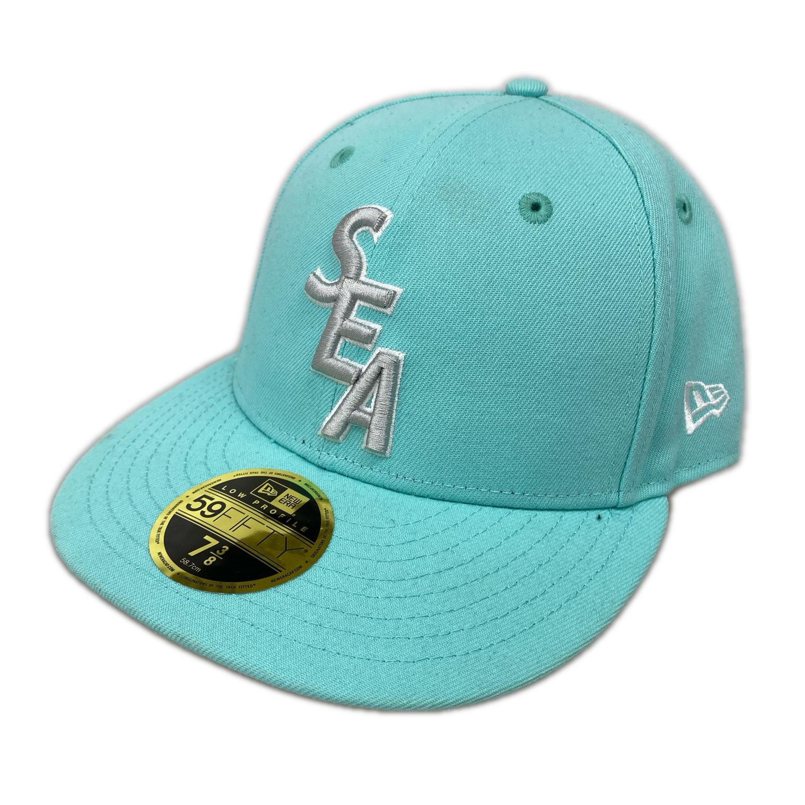 キャップ × WIND AND SEA ブルー ブルー