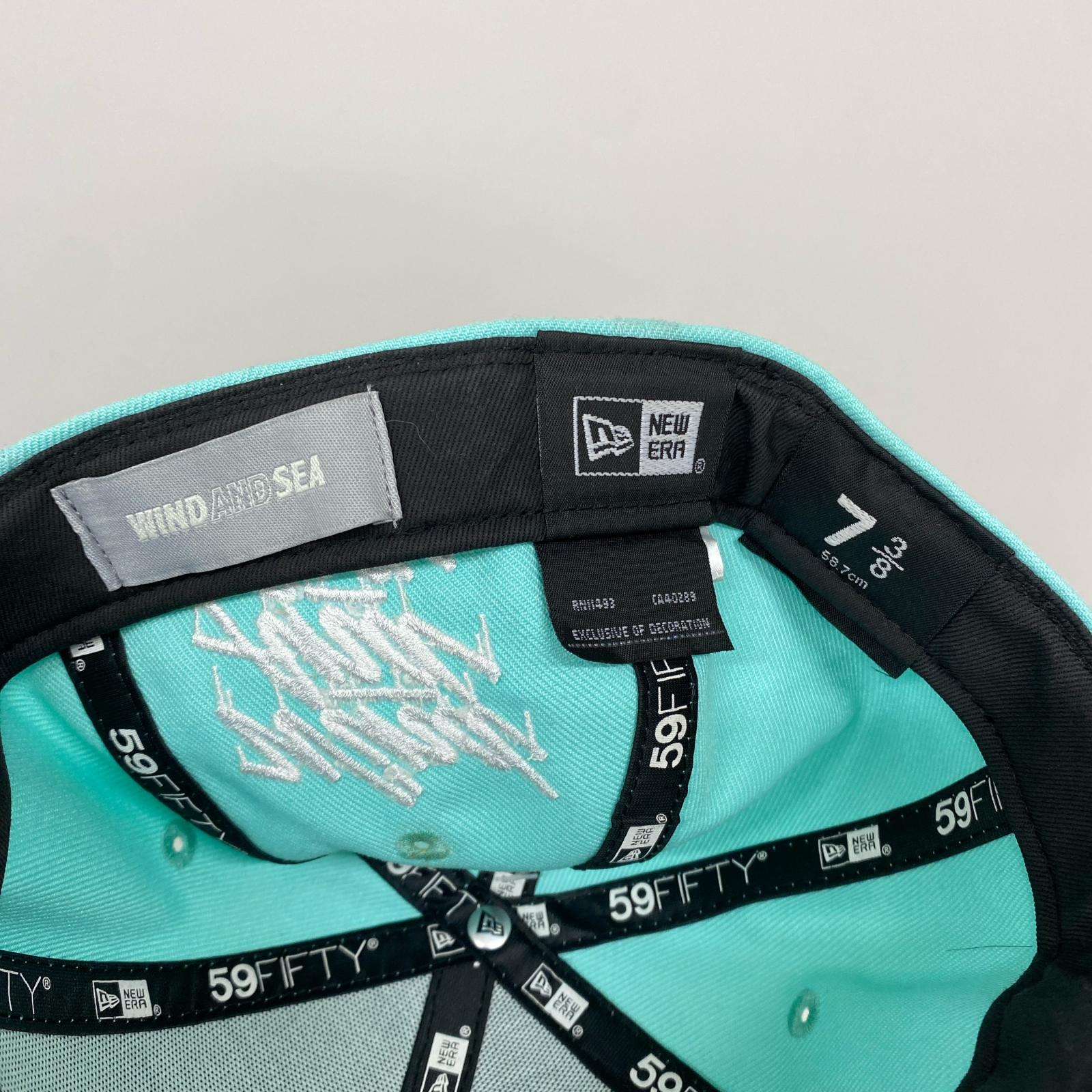 キャップ × WIND AND SEA ブルー ブルー