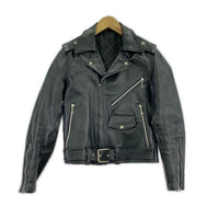 ライダースジャケット REAL LEATHER イギリス製 ブラック