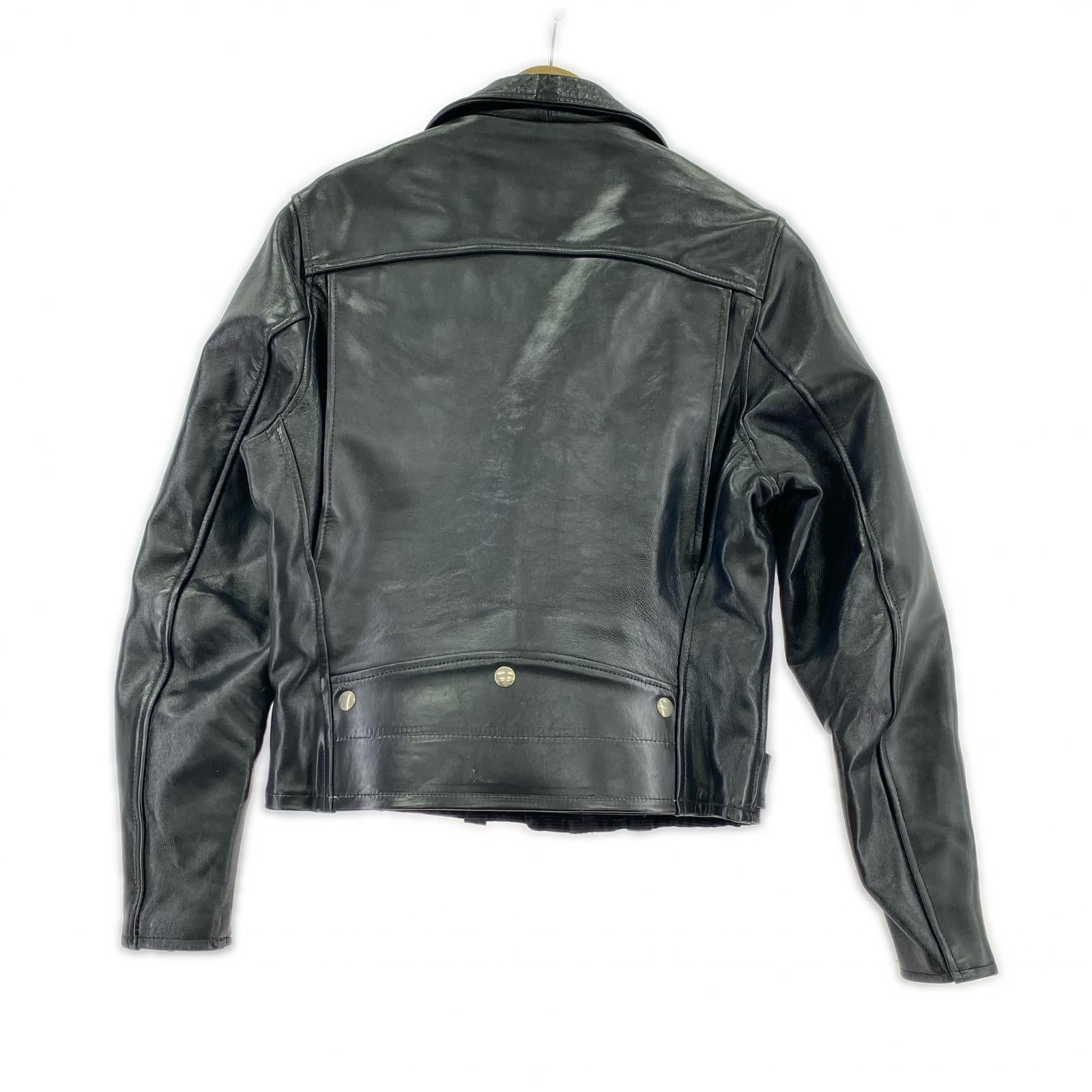 ライダースジャケット REAL LEATHER イギリス製 ブラック