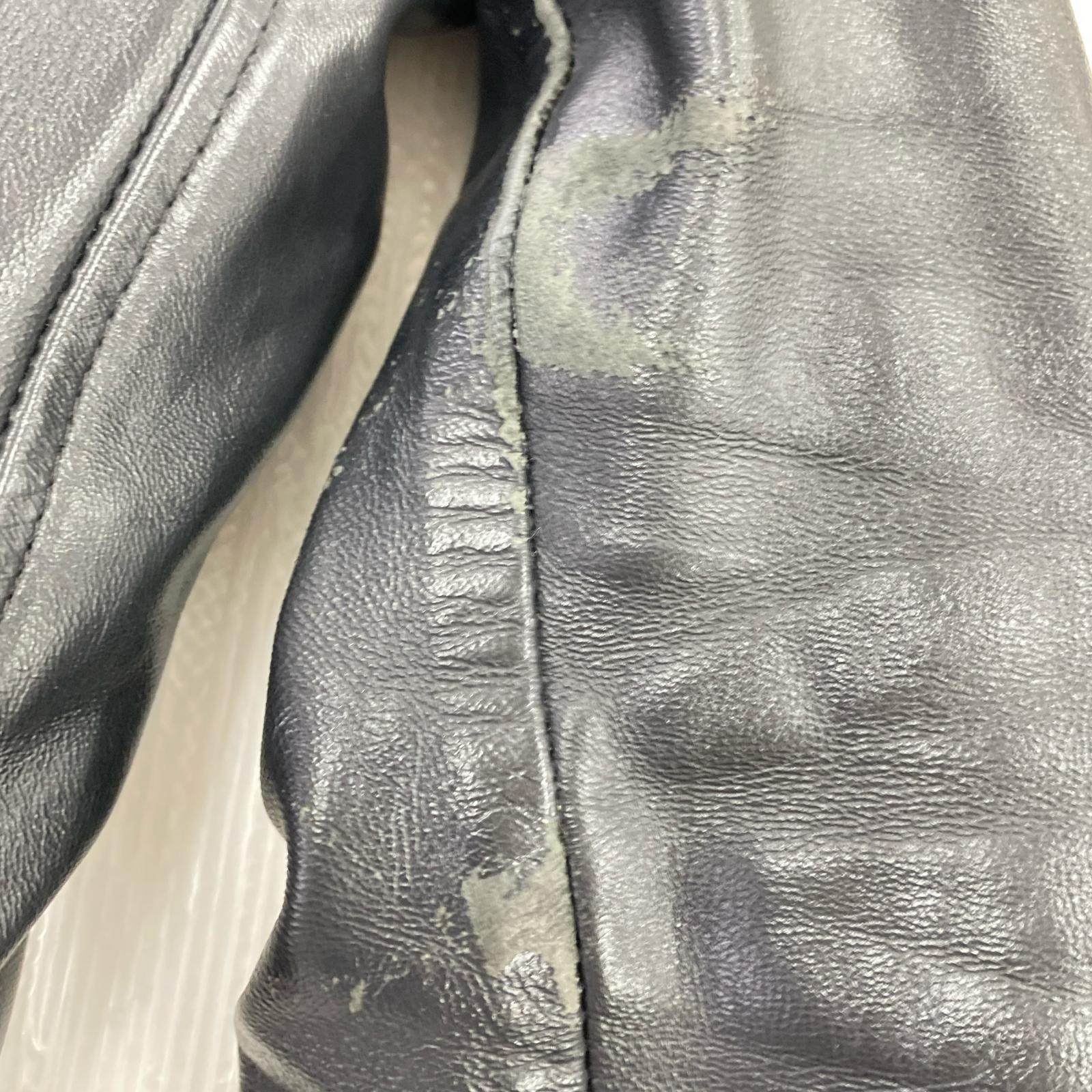 ライダースジャケット REAL LEATHER イギリス製 ブラック