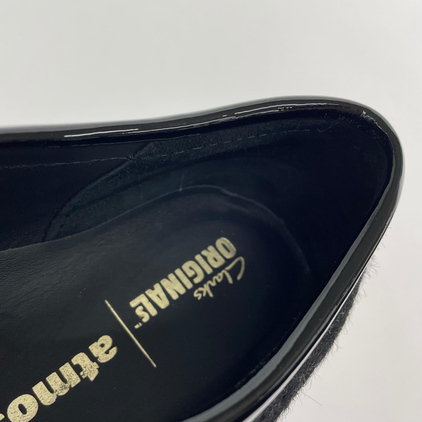シューズ atmos THE BLACK EYE PATCH Wallabee ハラコ BLK (UK9) 27.5cm (US9 1/2 UK9 EU45) ブラック