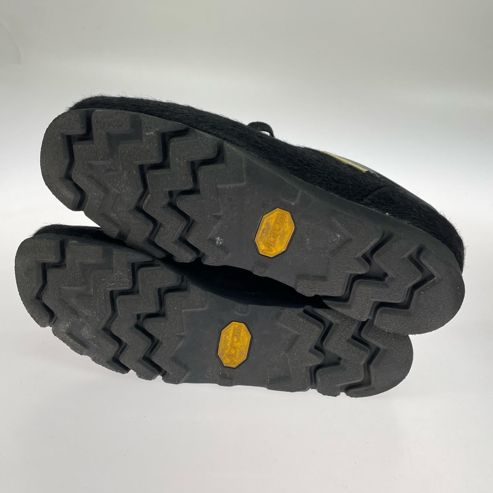 シューズ atmos THE BLACK EYE PATCH Wallabee ハラコ BLK (UK9) 27.5cm (US9 1/2 UK9 EU45) ブラック