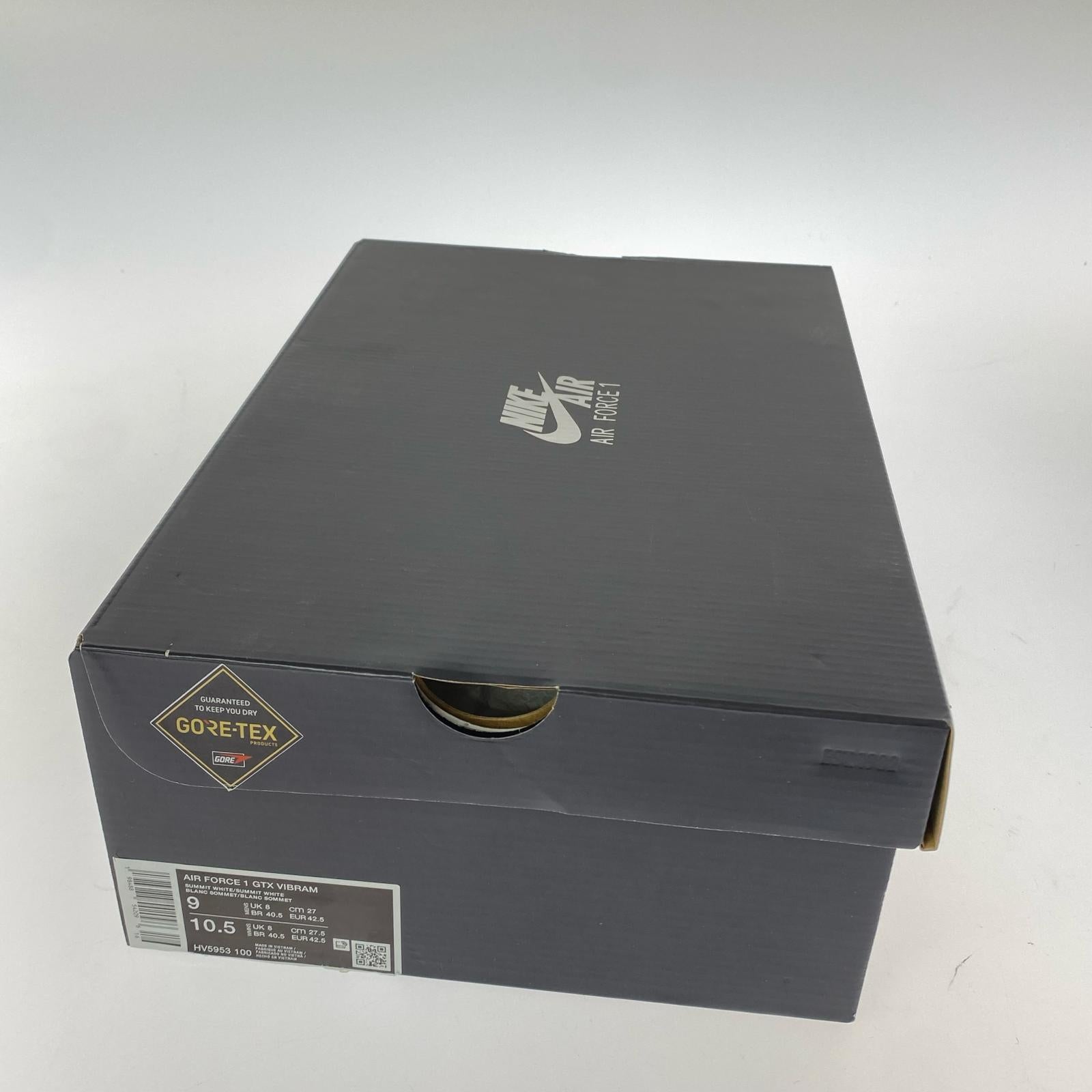 スニーカー AIR FORCE1 LOW GORE-TEX Vibram 27cm (US9 UK8 1/2 EU44) ホワイト