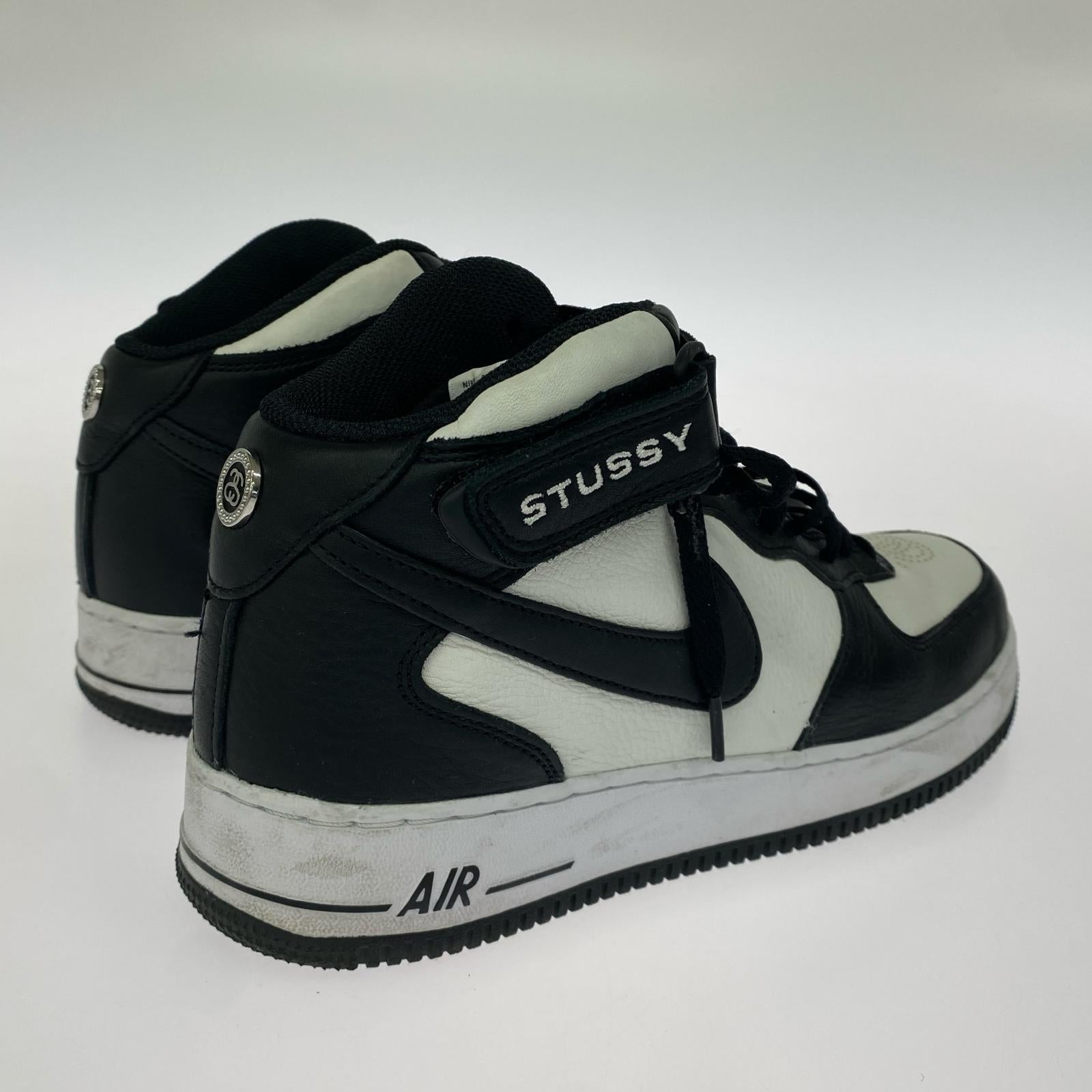 スニーカー Stussy Nike Air Force 1 Mid Stussy 28.0 28cm (US10 UK9 1/2 EU46)