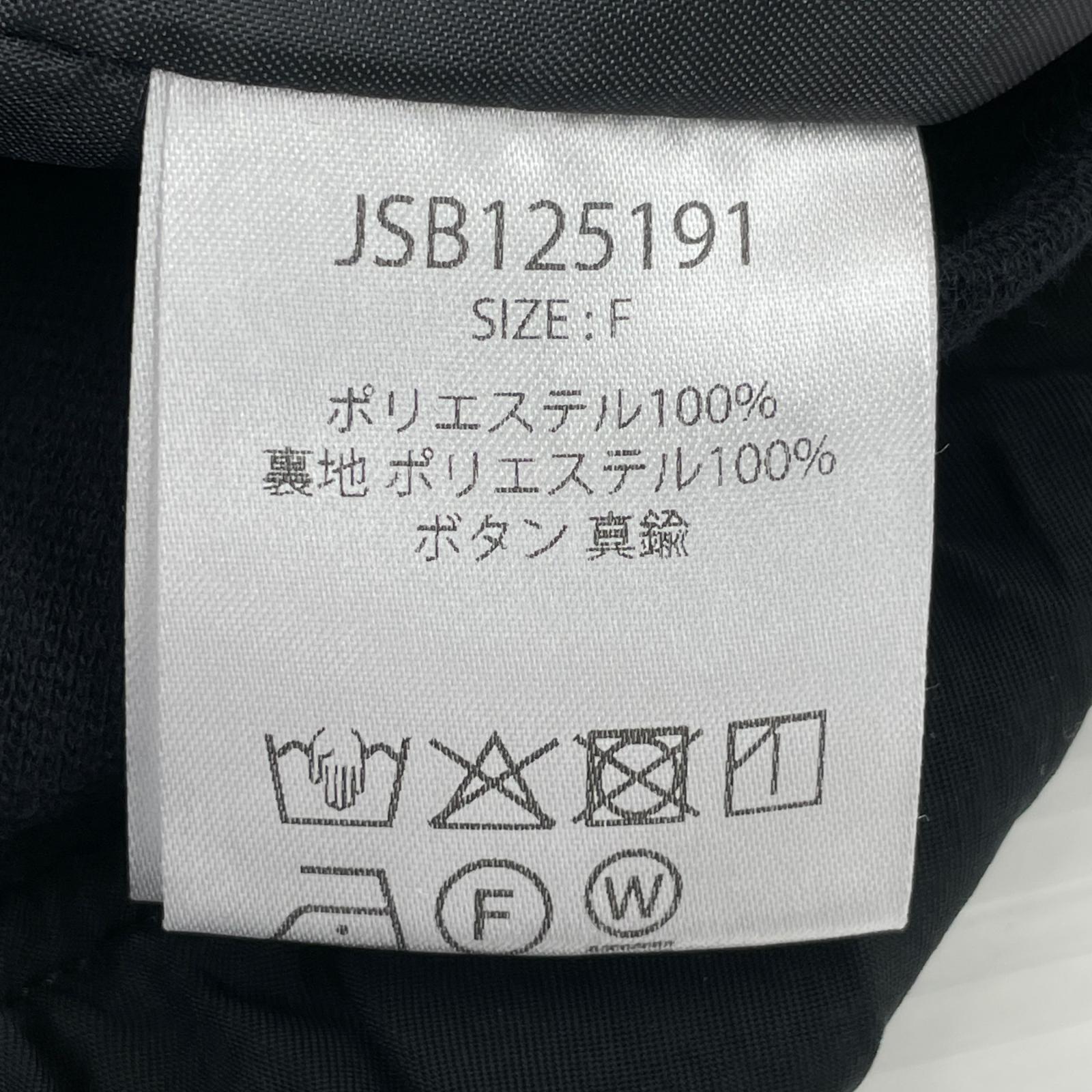 その他アウター SUESADA ポリジップアップブルゾン ブラック フリー ブラック