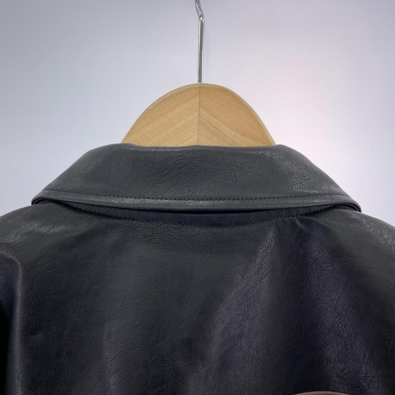 ジャケット atmos HONDA Synthesis Leather Jacket ブラック