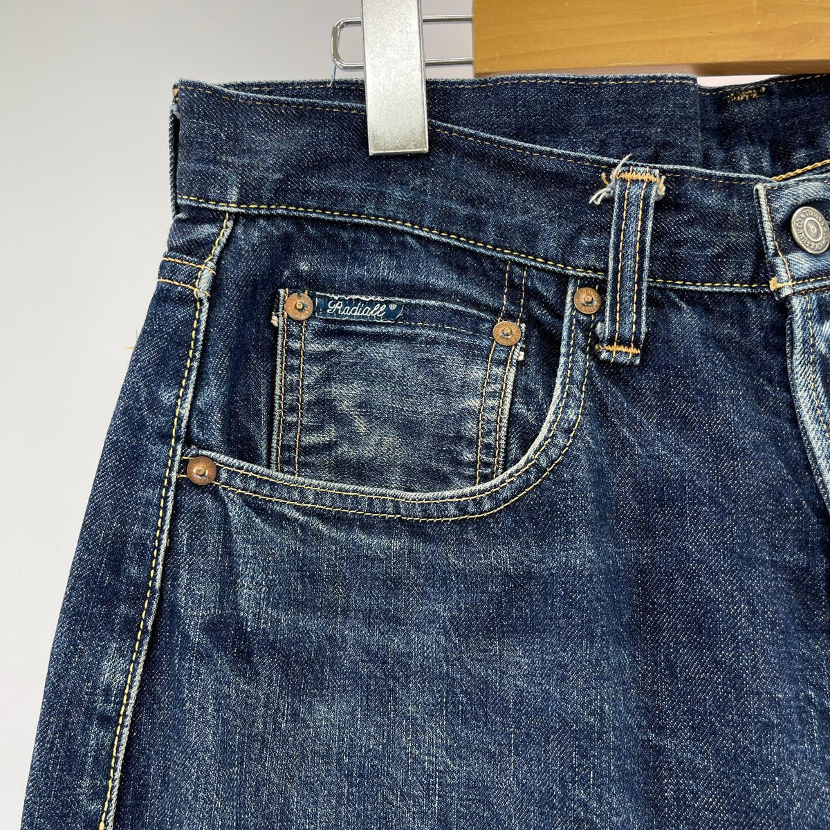 デニムパンツ セルビッジデニム W30 30 ネイビー