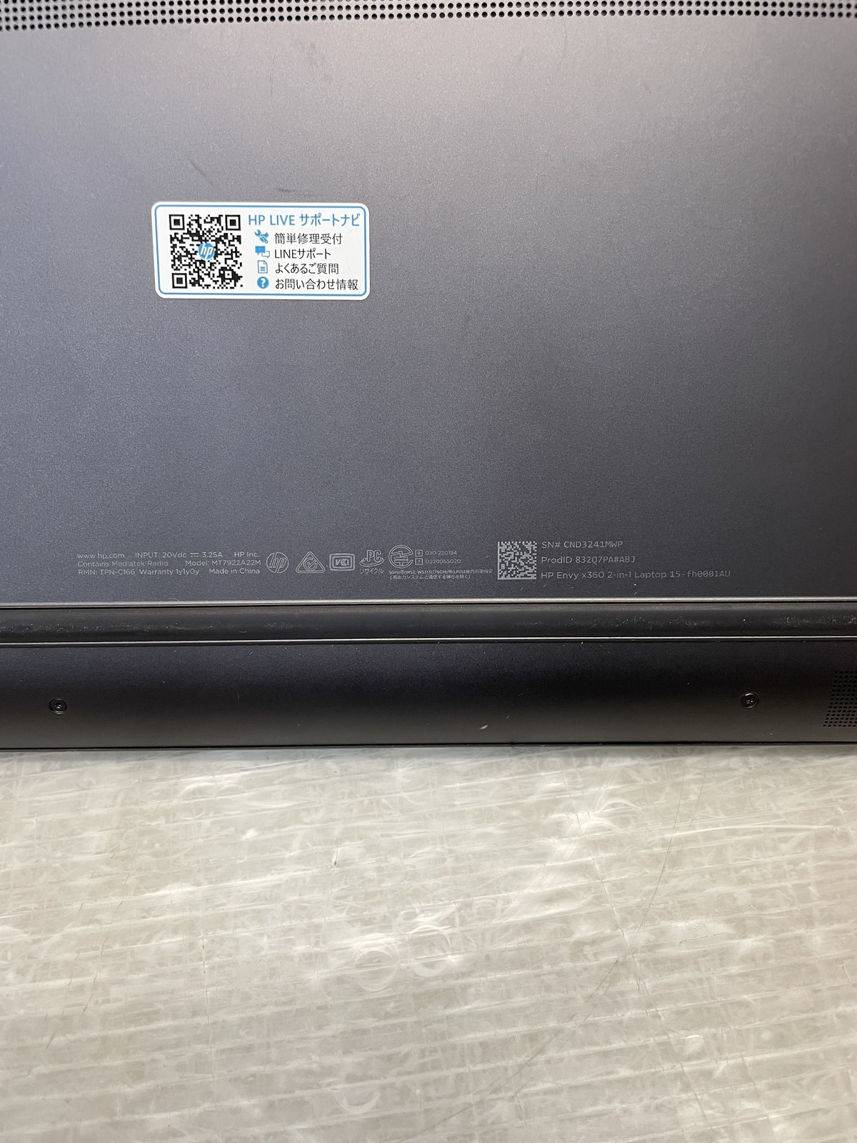 HP envy x360 2in1 LAPTOP 15-fh0000 パソコン