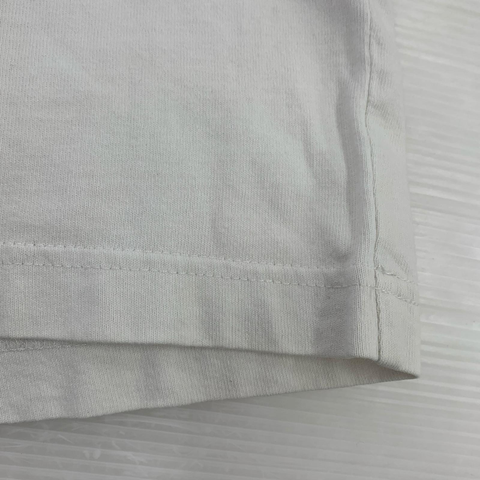 半袖Tシャツ カモロゴプリント 白 (L) L ホワイト