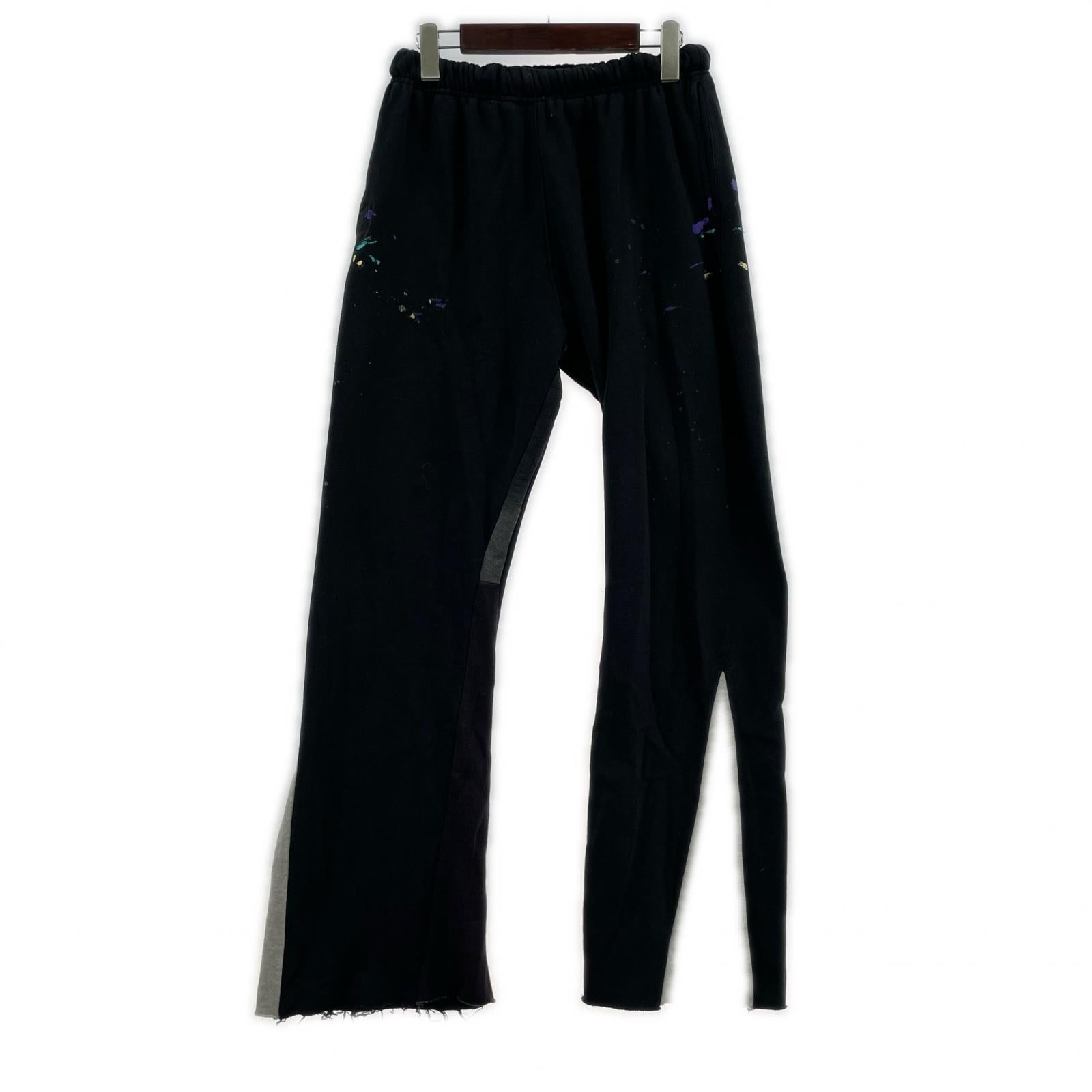 パンツ Paint Flare Sweat Pants 3 BLK M ブラック