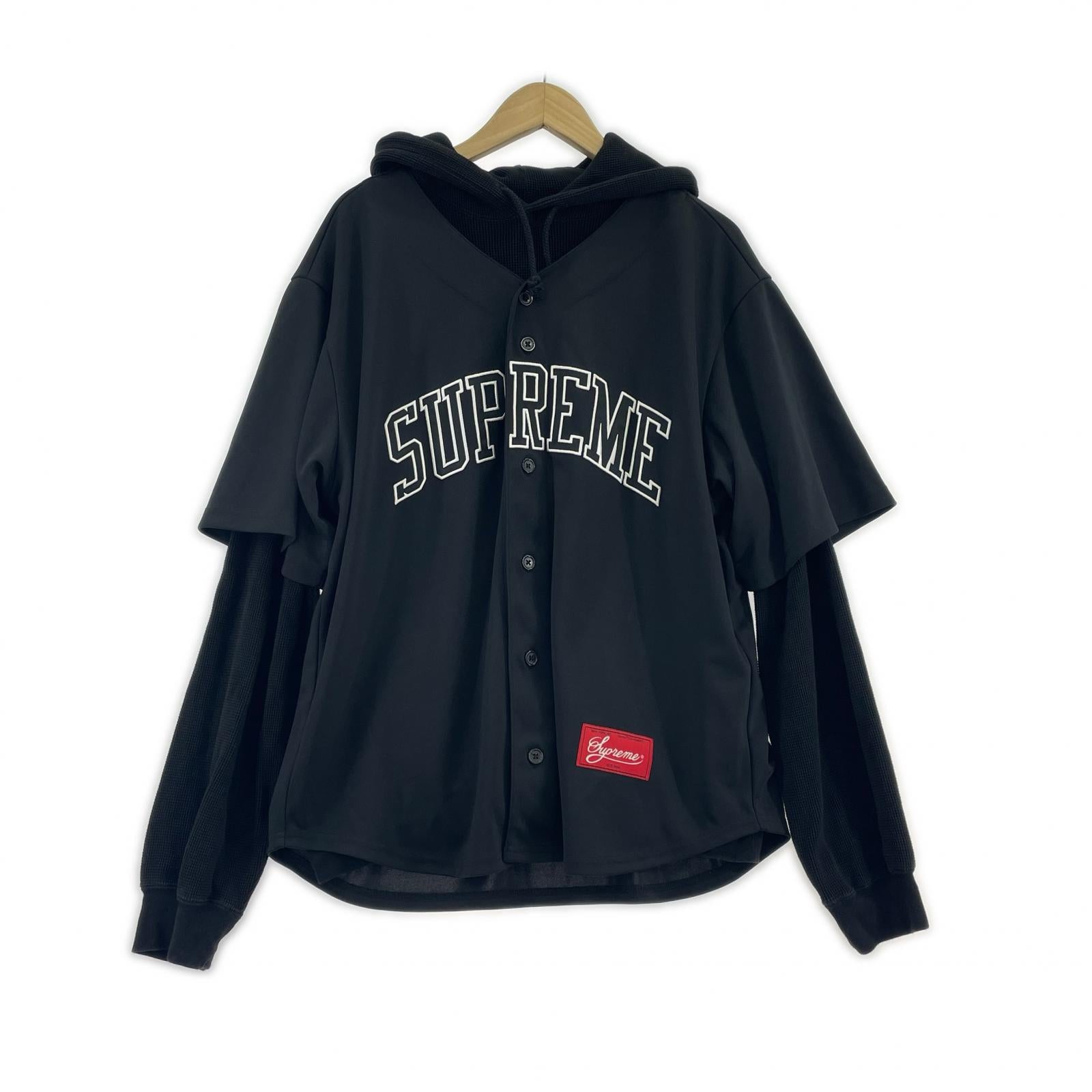 パーカー 25AW White Sox Hooded Baseball Jersey M ブラック