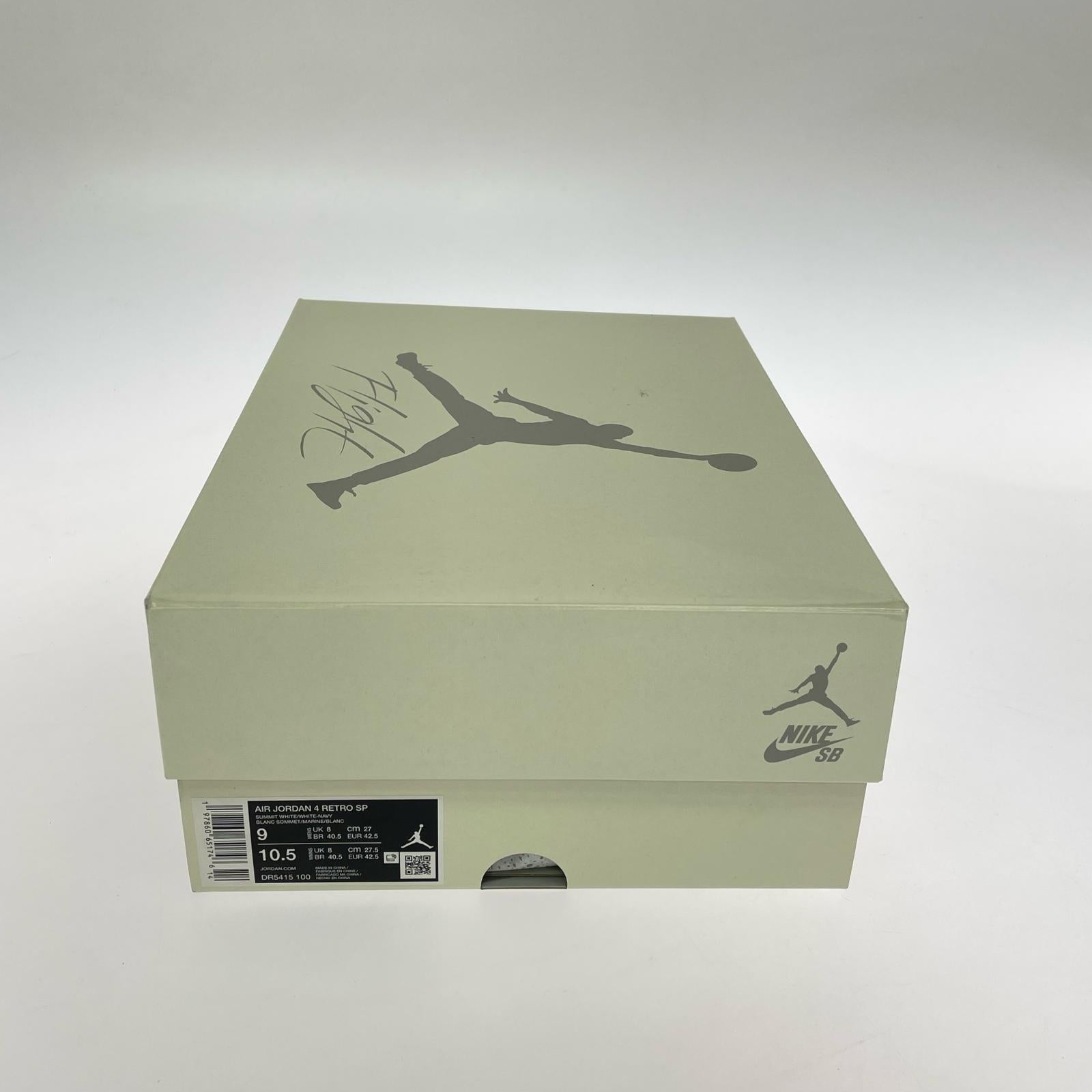 スニーカー DR5415-100 SB×AIR JORDAN 4 RETRO 27cm (US9 UK8 1/2 EU44)