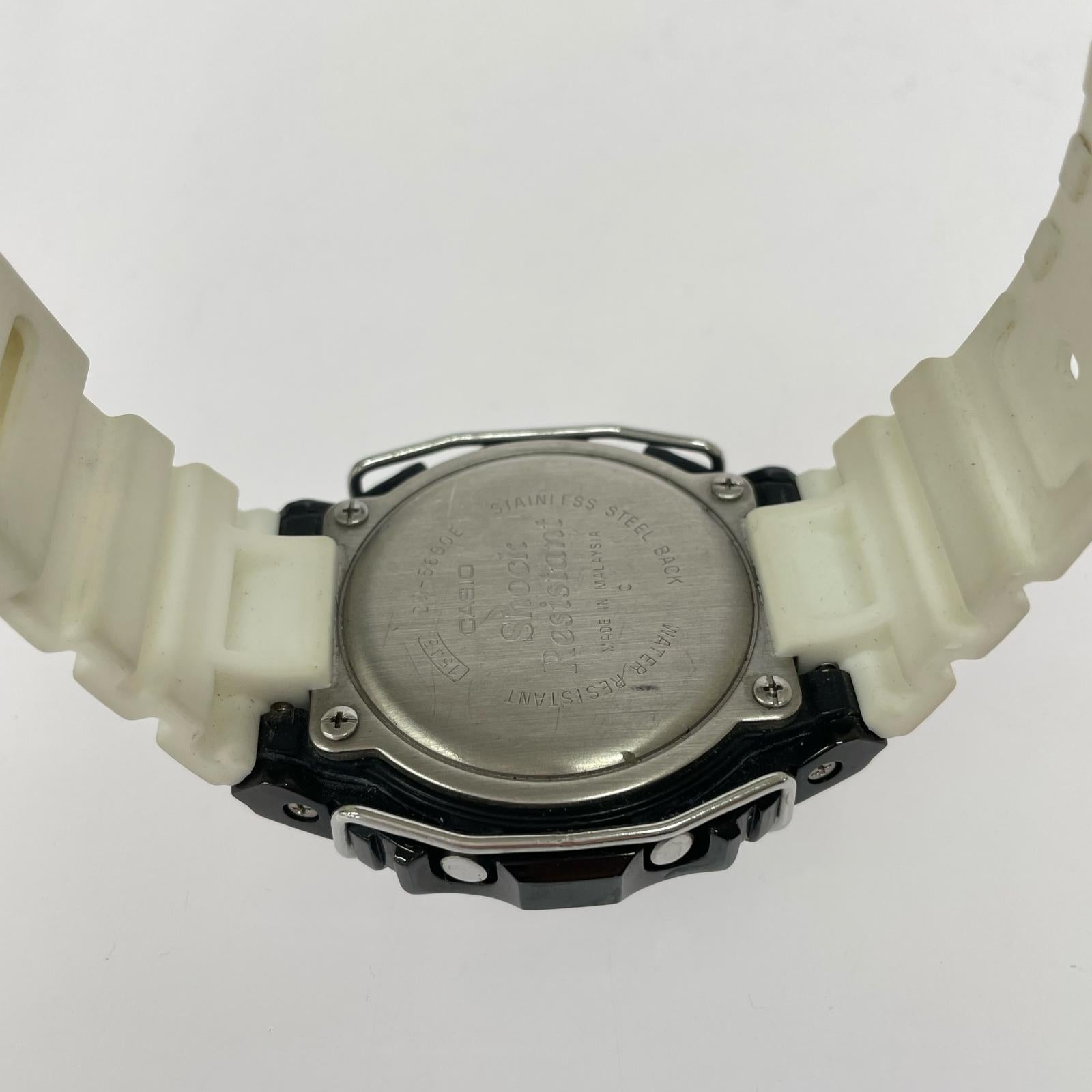 腕時計 DW-5600E 黒白 ブラック