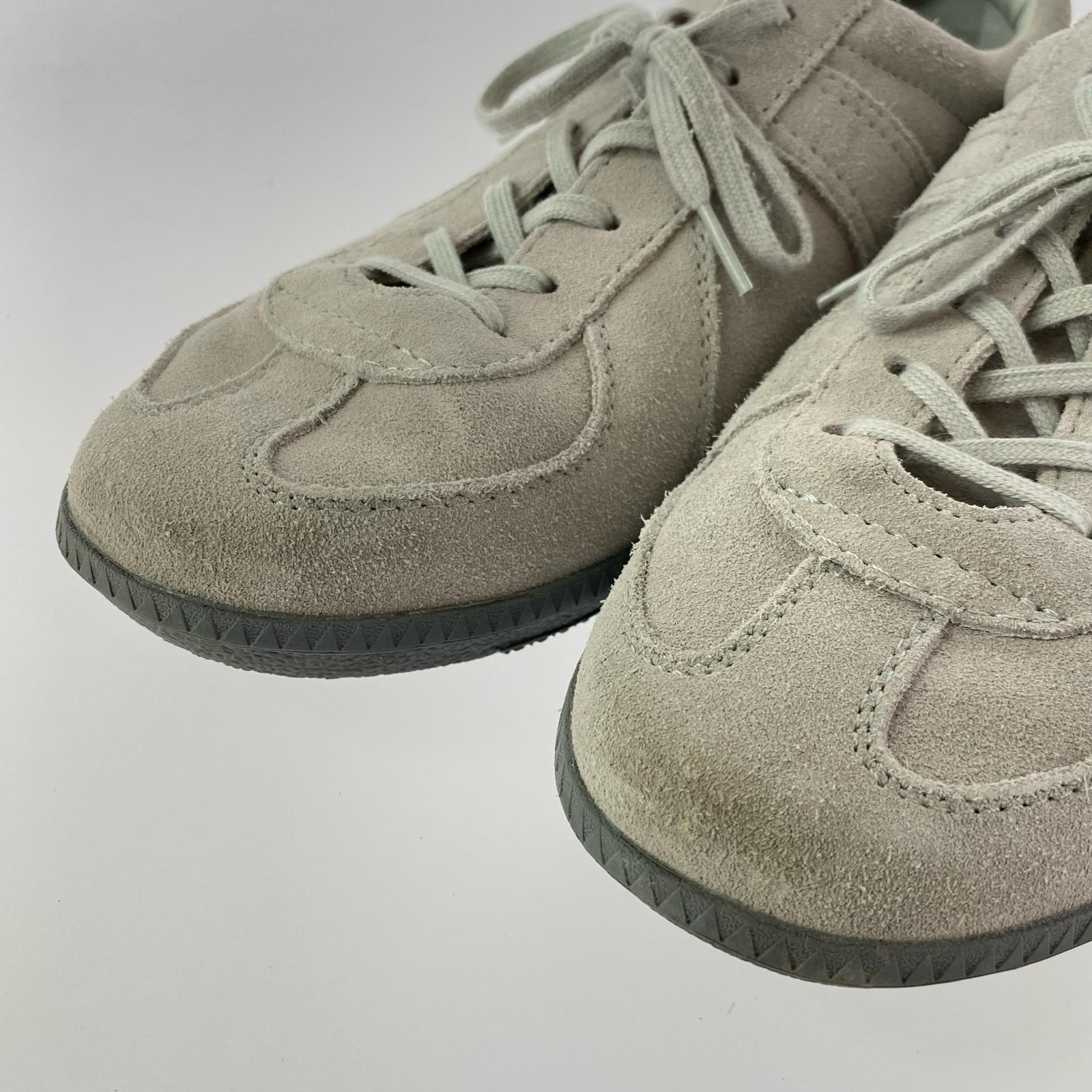 シューズ GERMAN TRAINER ローカットスニーカー 白 グレー