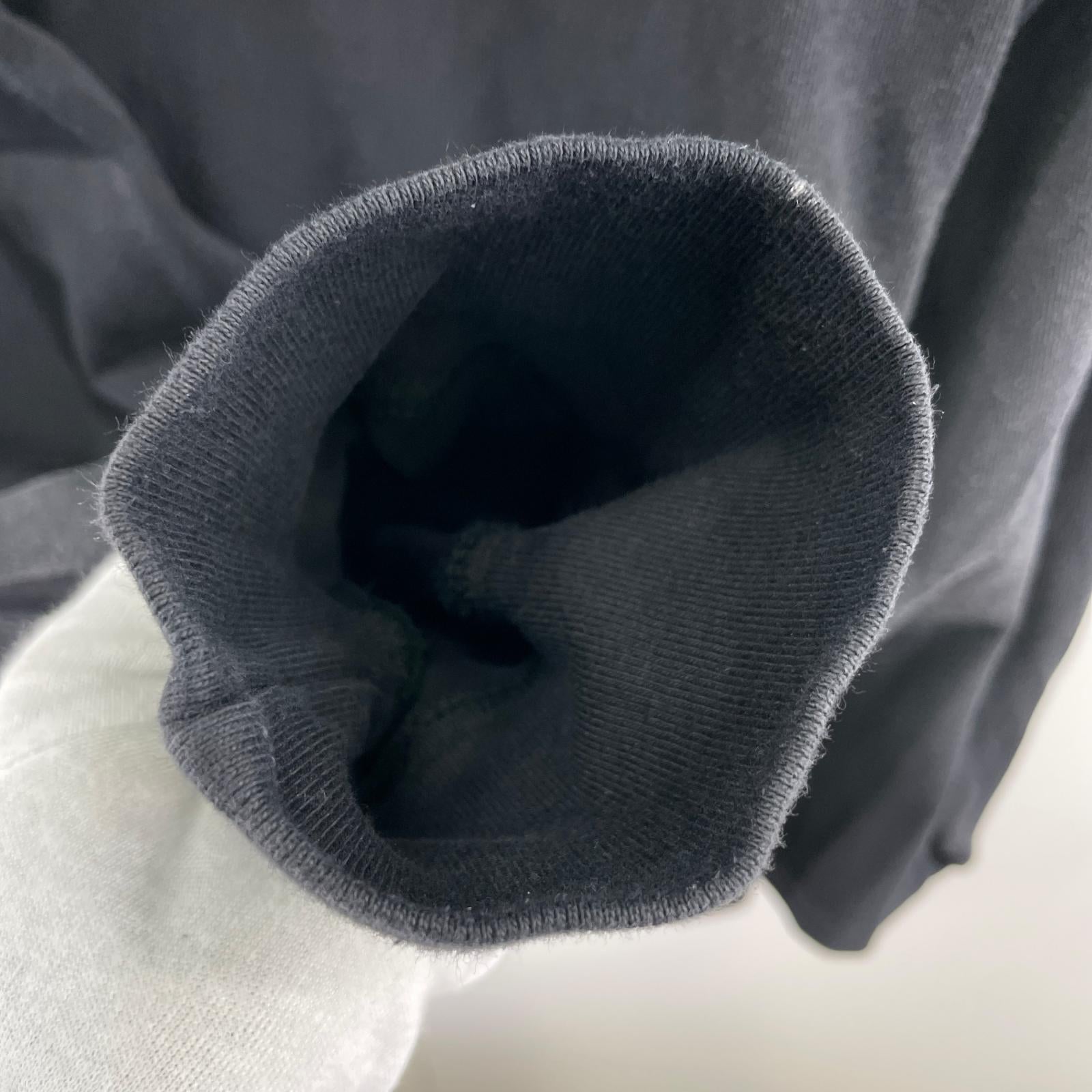 長袖Tシャツ SULFUR DYEING LOGO L/S/XL/ブラック ブラック