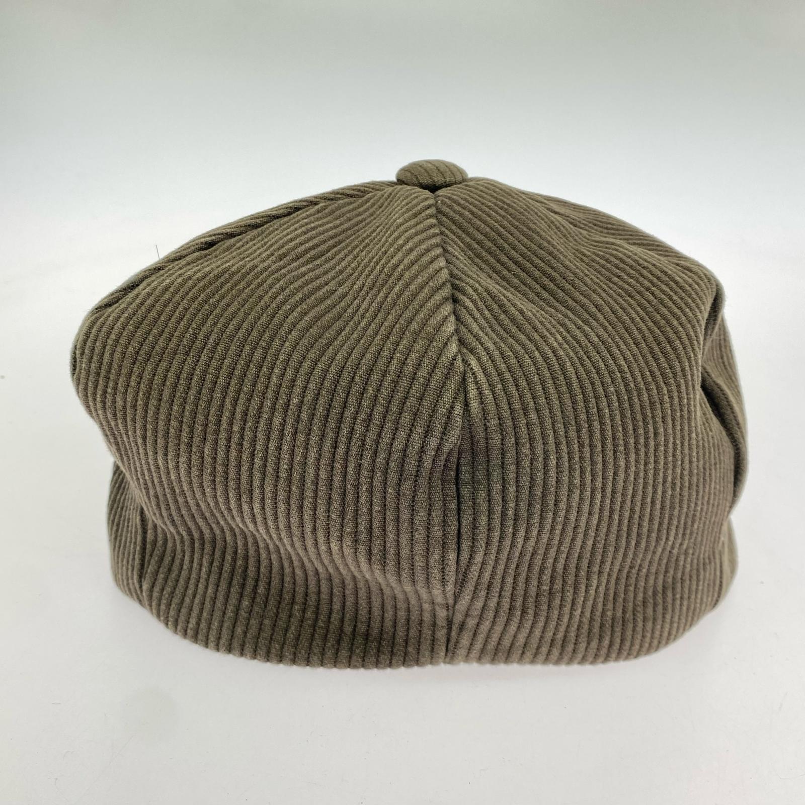 キャップ コーデュロイ キャスケット ブラウン 7 3/4~7 7/8(61.5-62.5cm) ブラウン