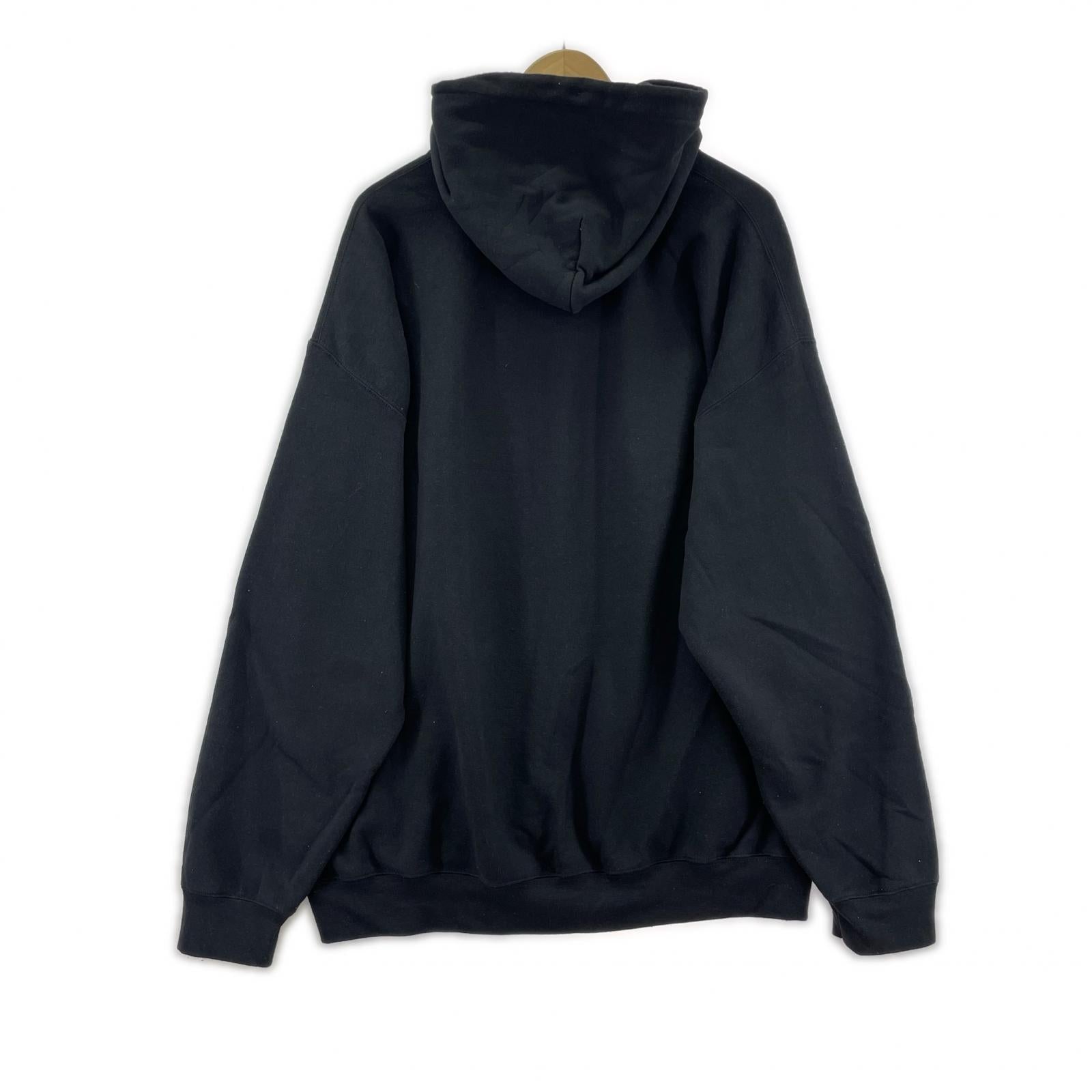 パーカー 3D LOGO HOODED SWEAT SHIRT-L L ブラック