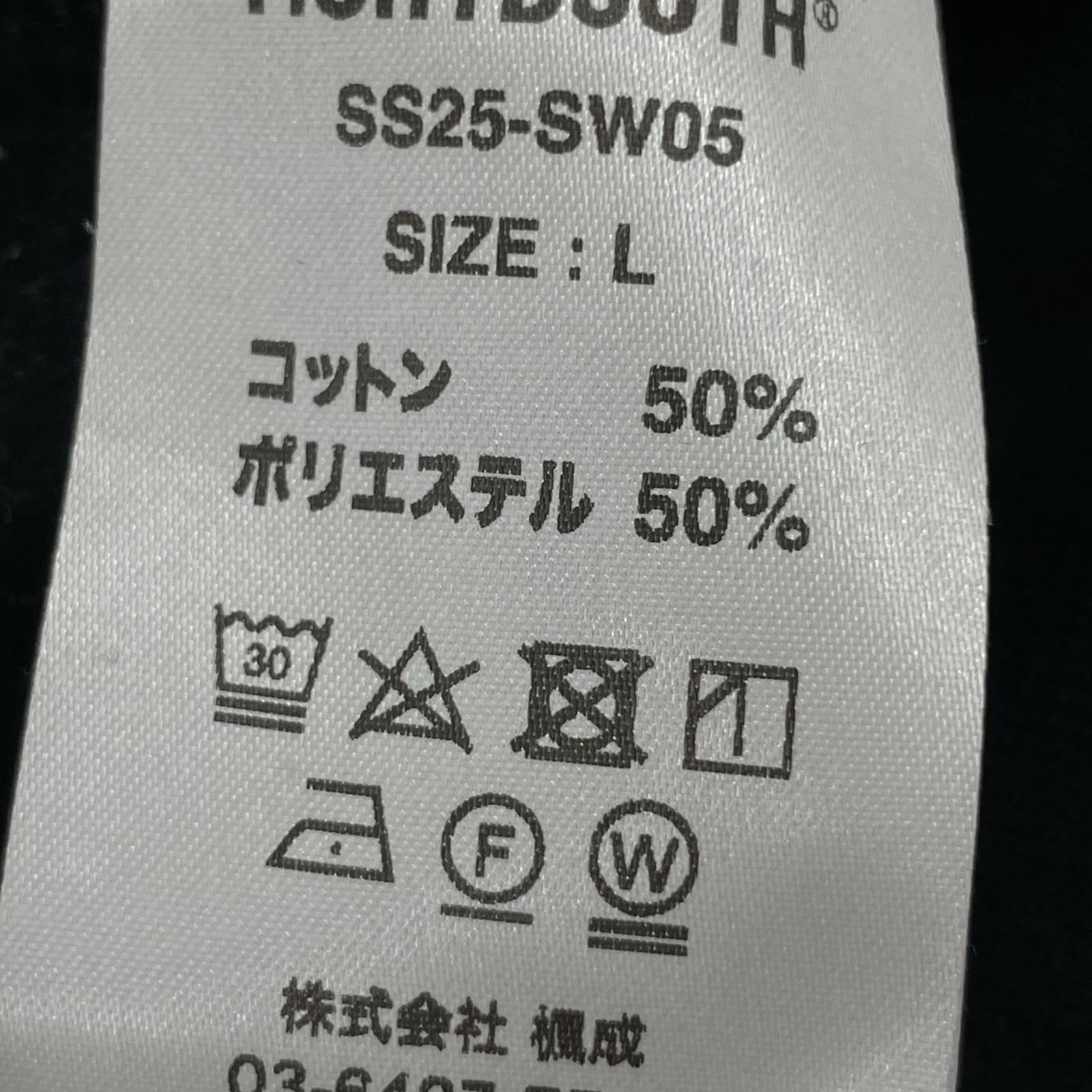 パーカー 3D LOGO HOODED SWEAT SHIRT-L L ブラック