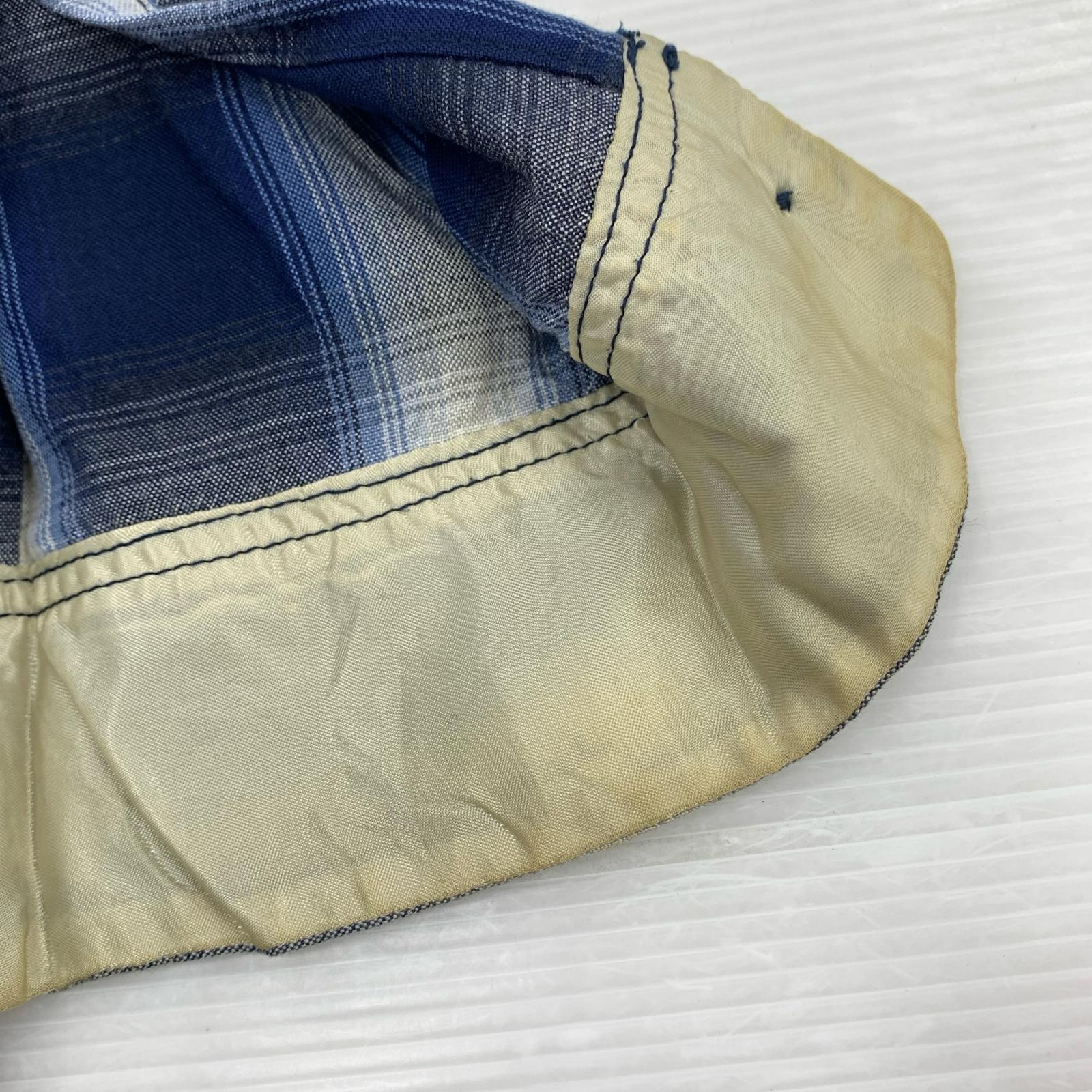 長袖シャツ gold オンブレシャツ S ブルー