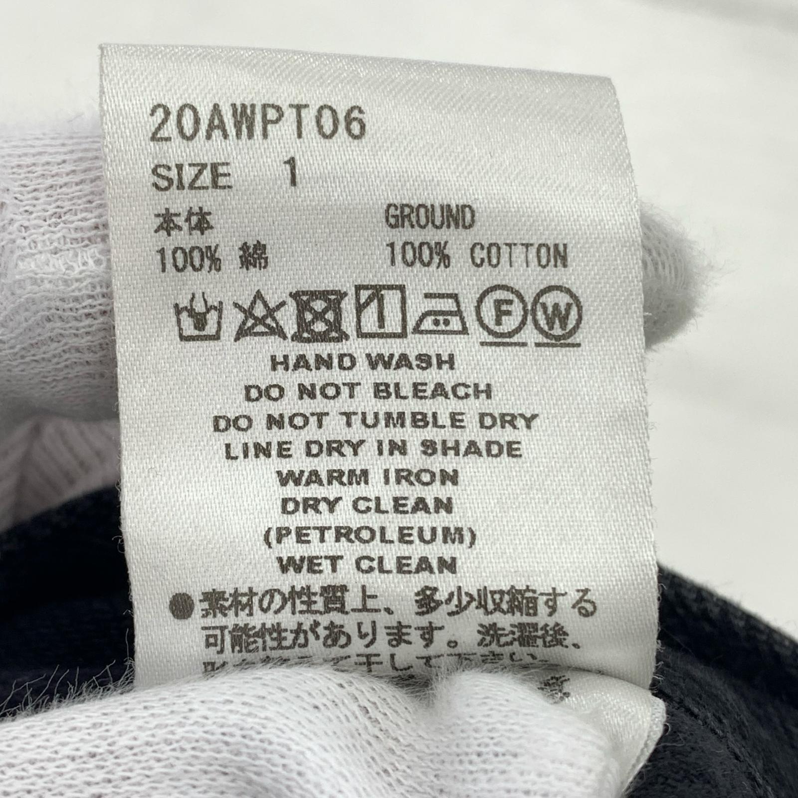 パンツ 20AW DOUBLE KNEE STRAIGHT DENIM (w29) 1 ブラック