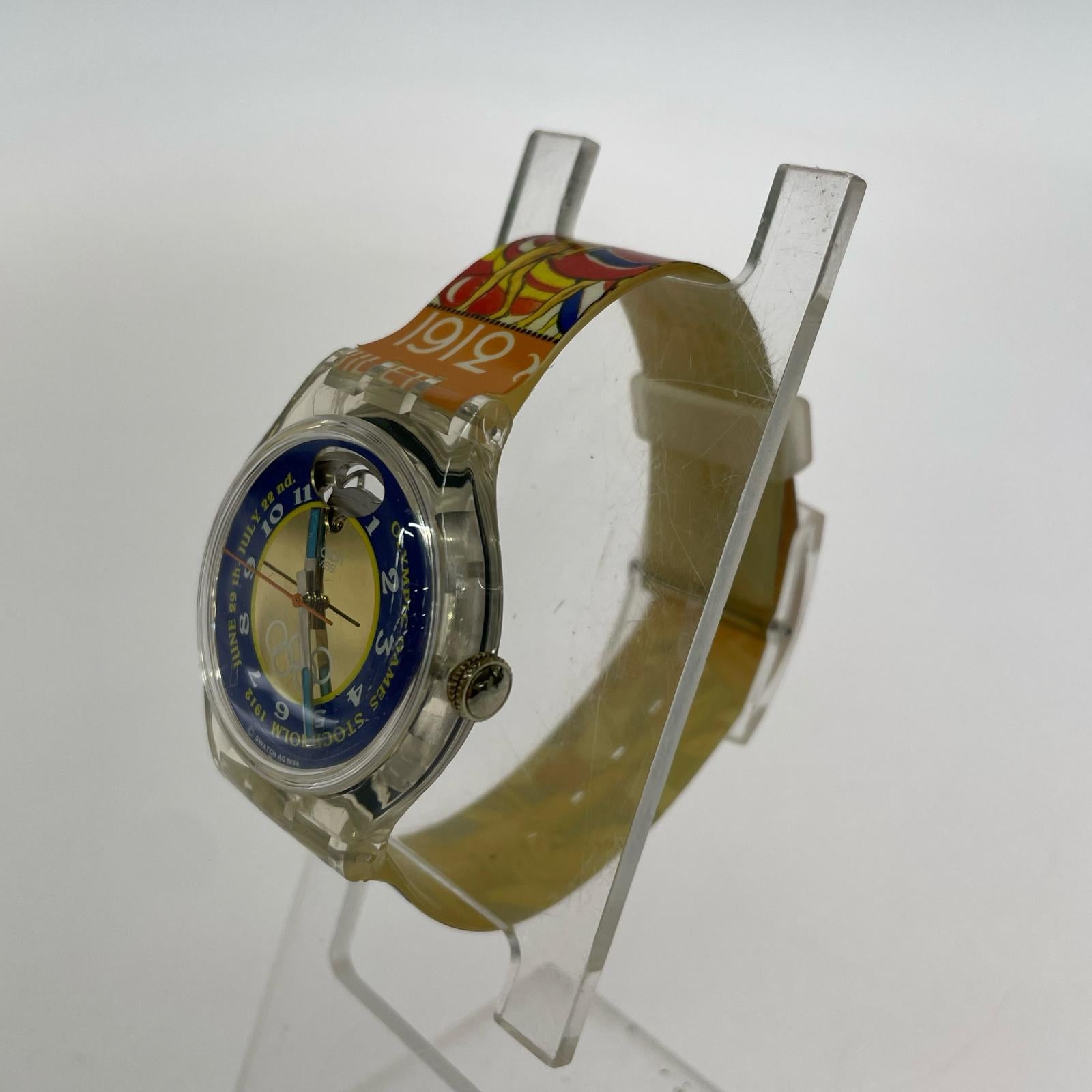 腕時計 1996 Atlanta olympic watch ブルー